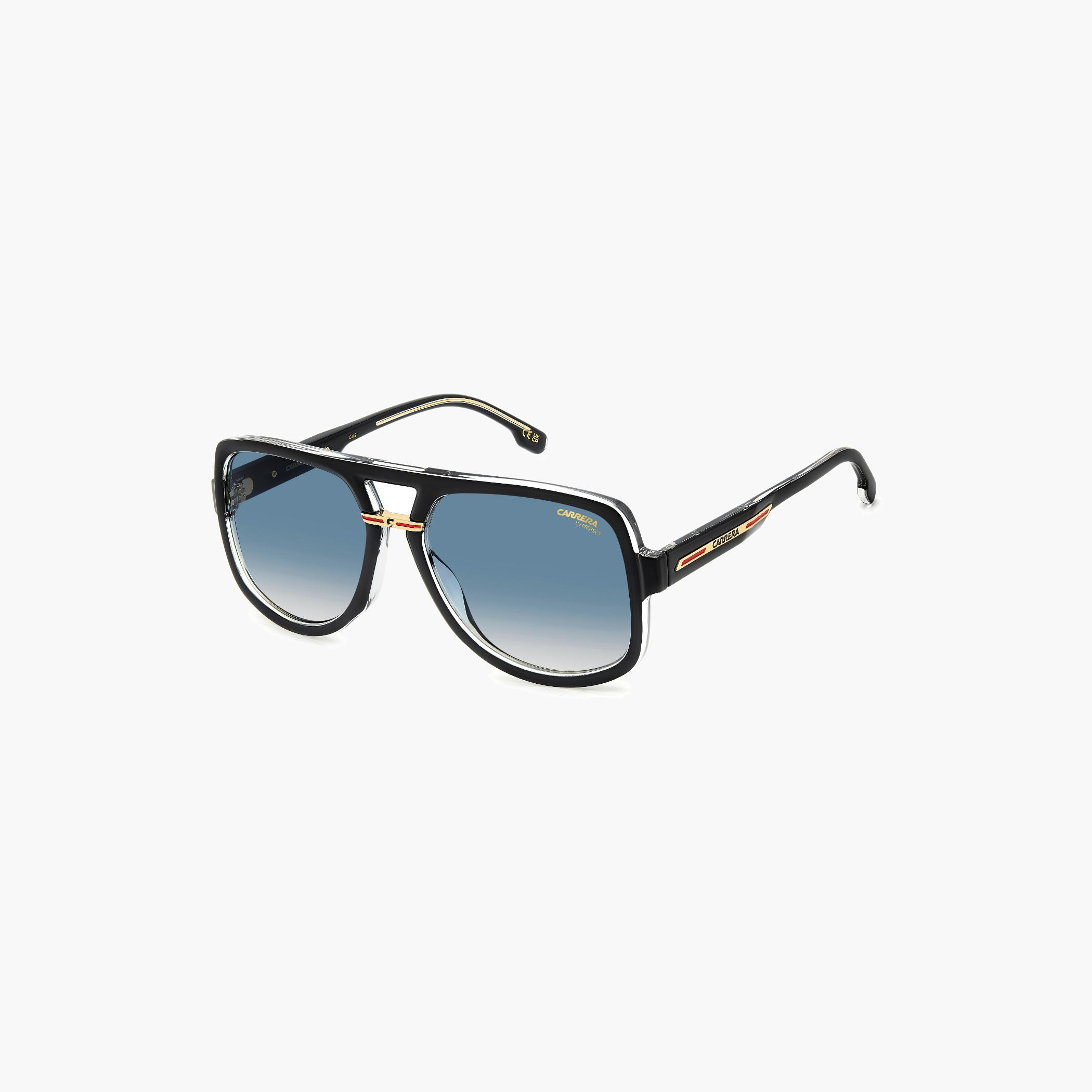 نظارة شمسية أفياتور بعدسات زرقاء متدرجة-men-sunglasses-image-1