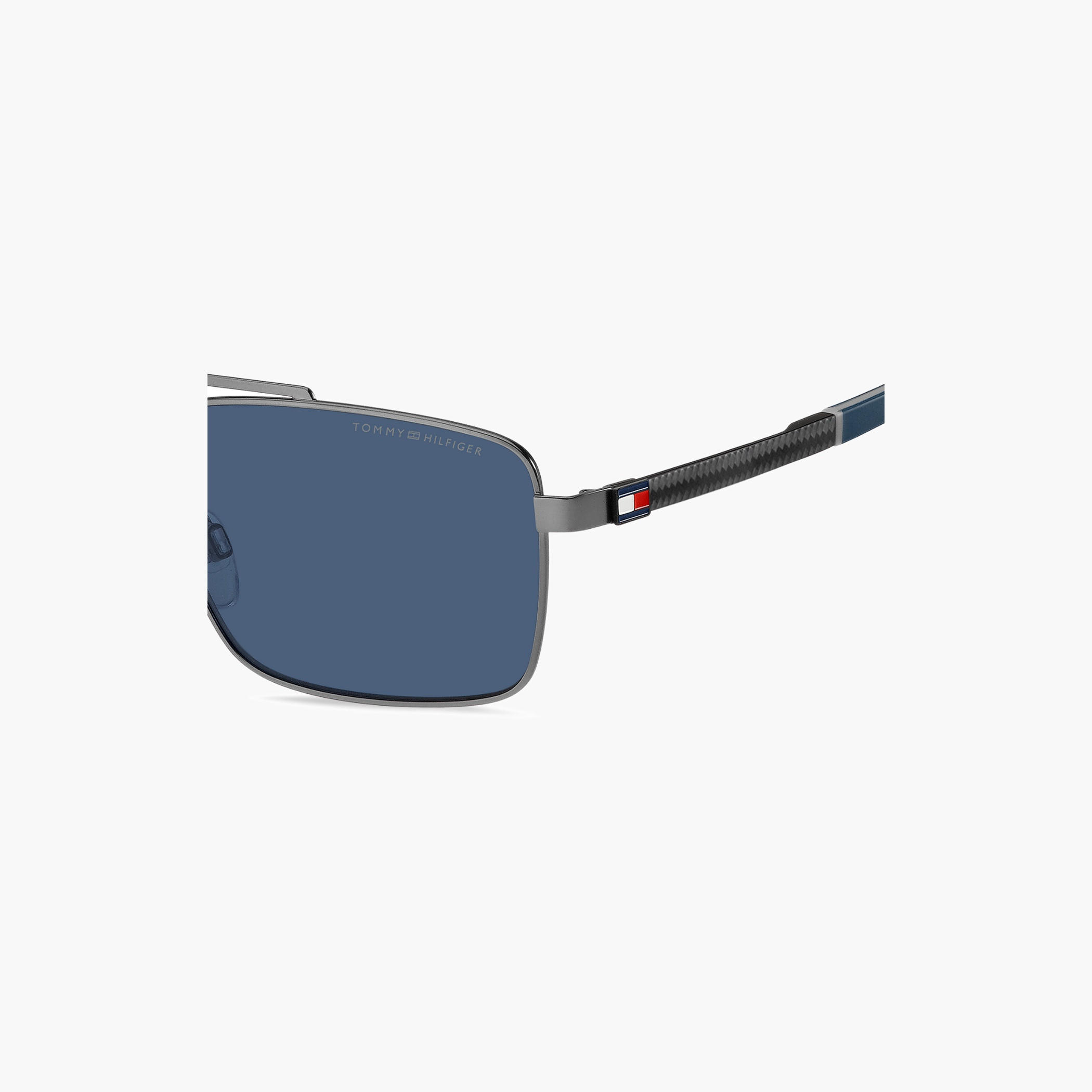 Rectangular Frame Sunglasses Blue Lens-men-sunglasses-image-4