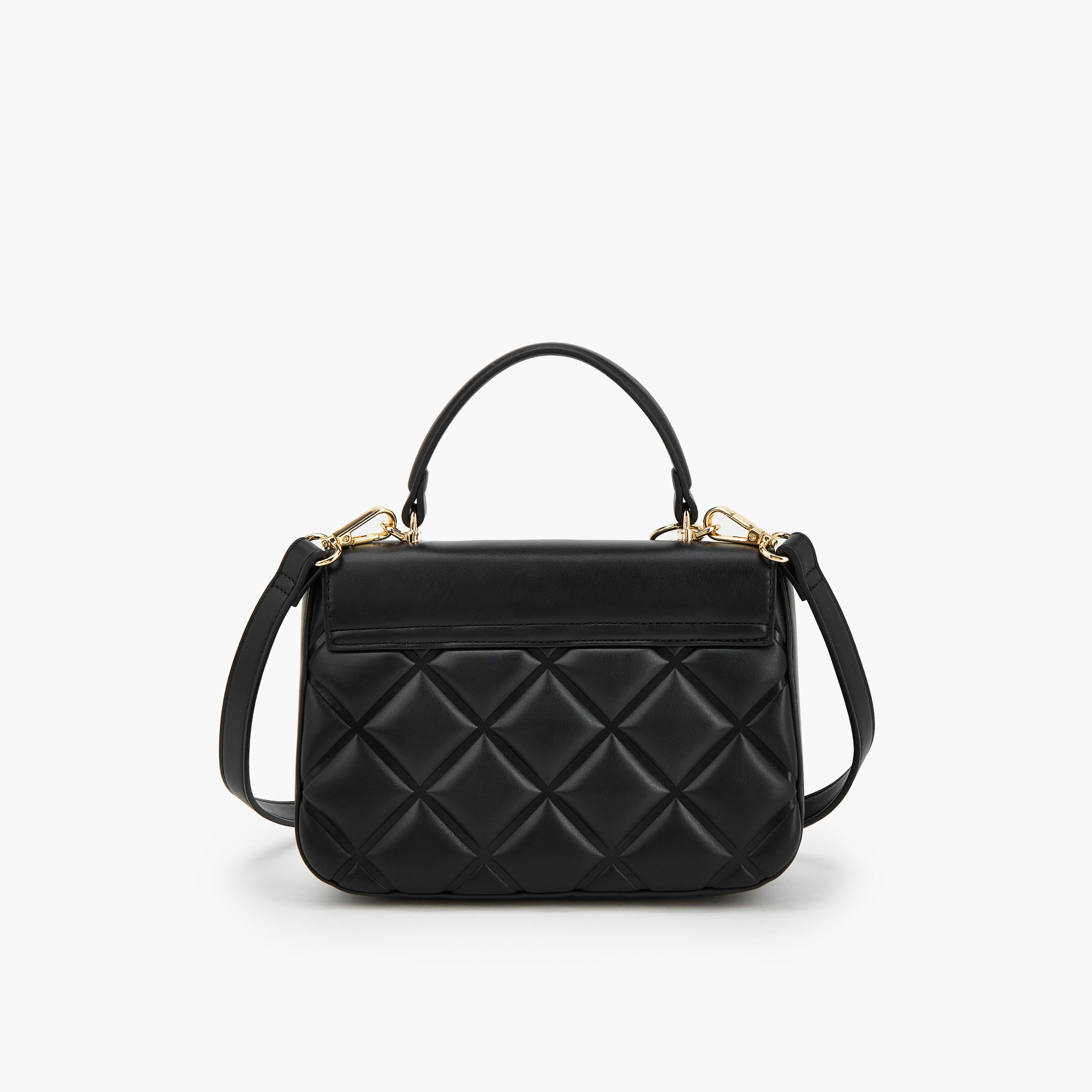 Celeste Quilted Satchel Bag with Adjustable Strap-women-bagsandwallets-handbags-image-5