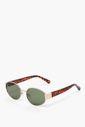 Sunglasses Oval Black Lens-women-image-1
