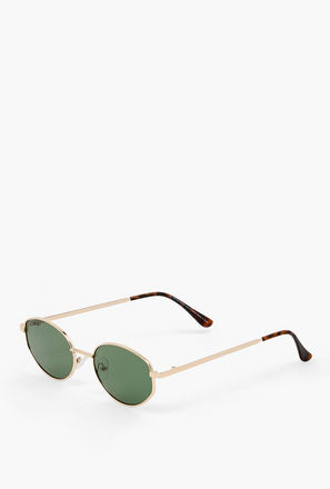 Sunglasses Oval Black Lens-women-image-1