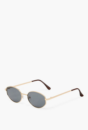 Sunglasses Oval Black Lens-women-image-1