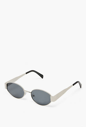 Sunglasses Oval Black Lens-women-image-1