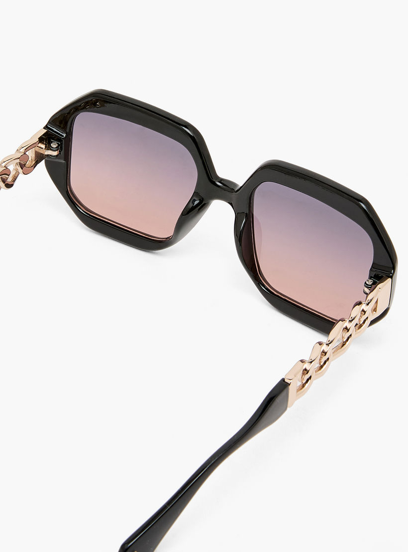 Sunglasses Geometric Black Lens-women-sunglasses-image-4