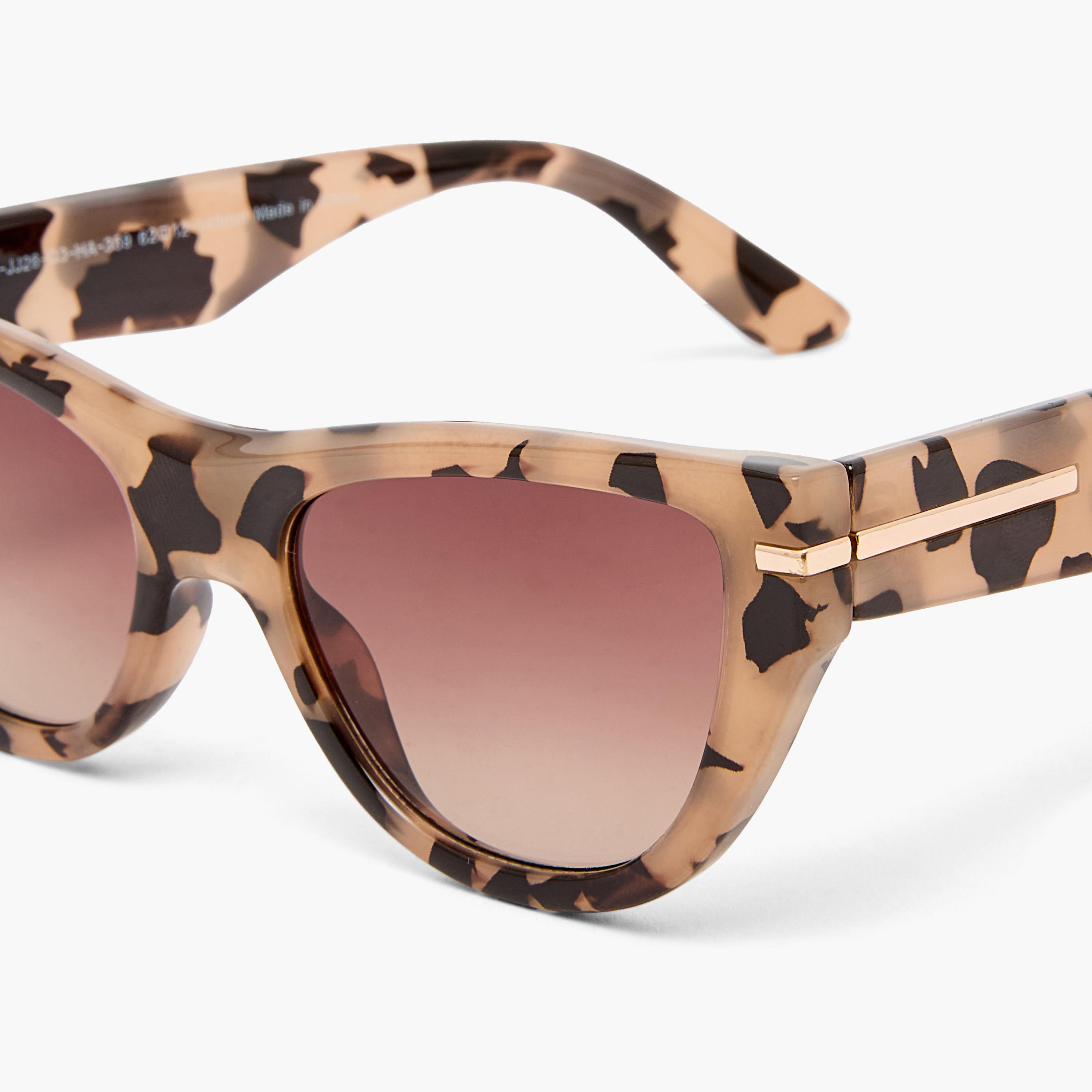 Cat Eye Sunglasses UV Protection Brown Lens-women-sunglasses-image-5