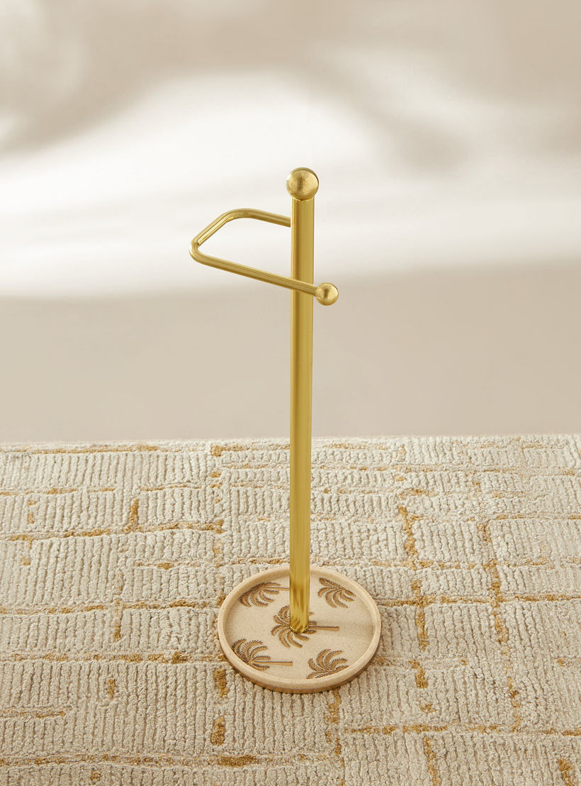 Palm Tree Embossed Roll Holder-household-bathandlaundry-bathaccessories-accessories-image-1