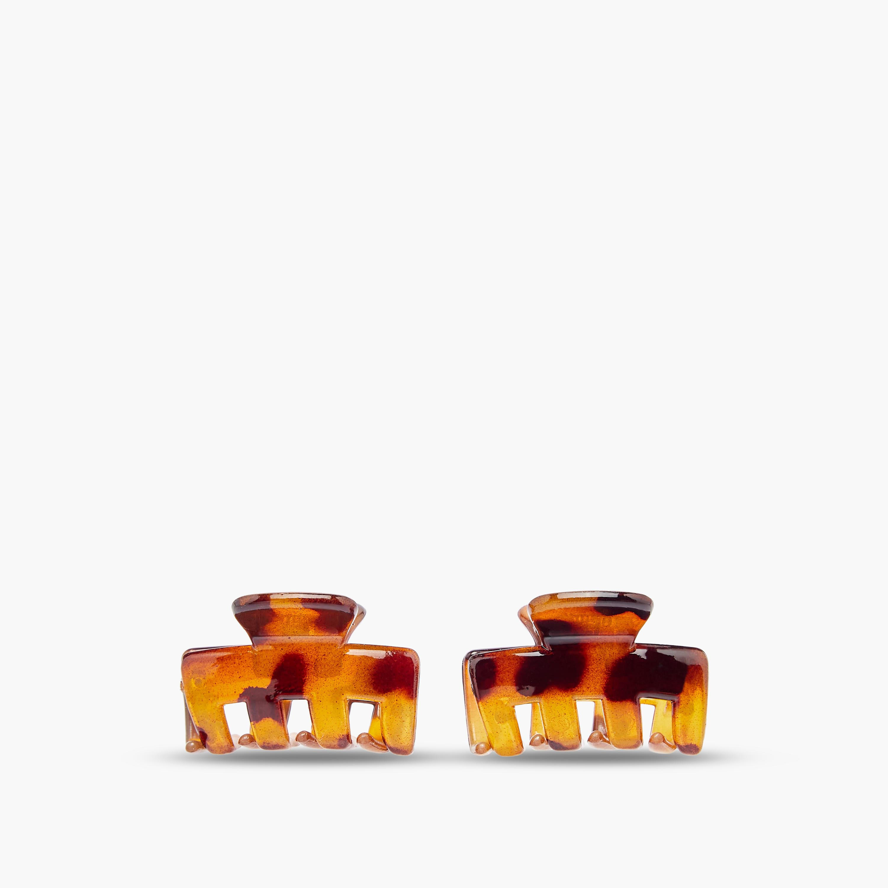 Pack of 6 Rectangular Hair Clamp with Assorted Design-women-hairaccessories-bands-image-4