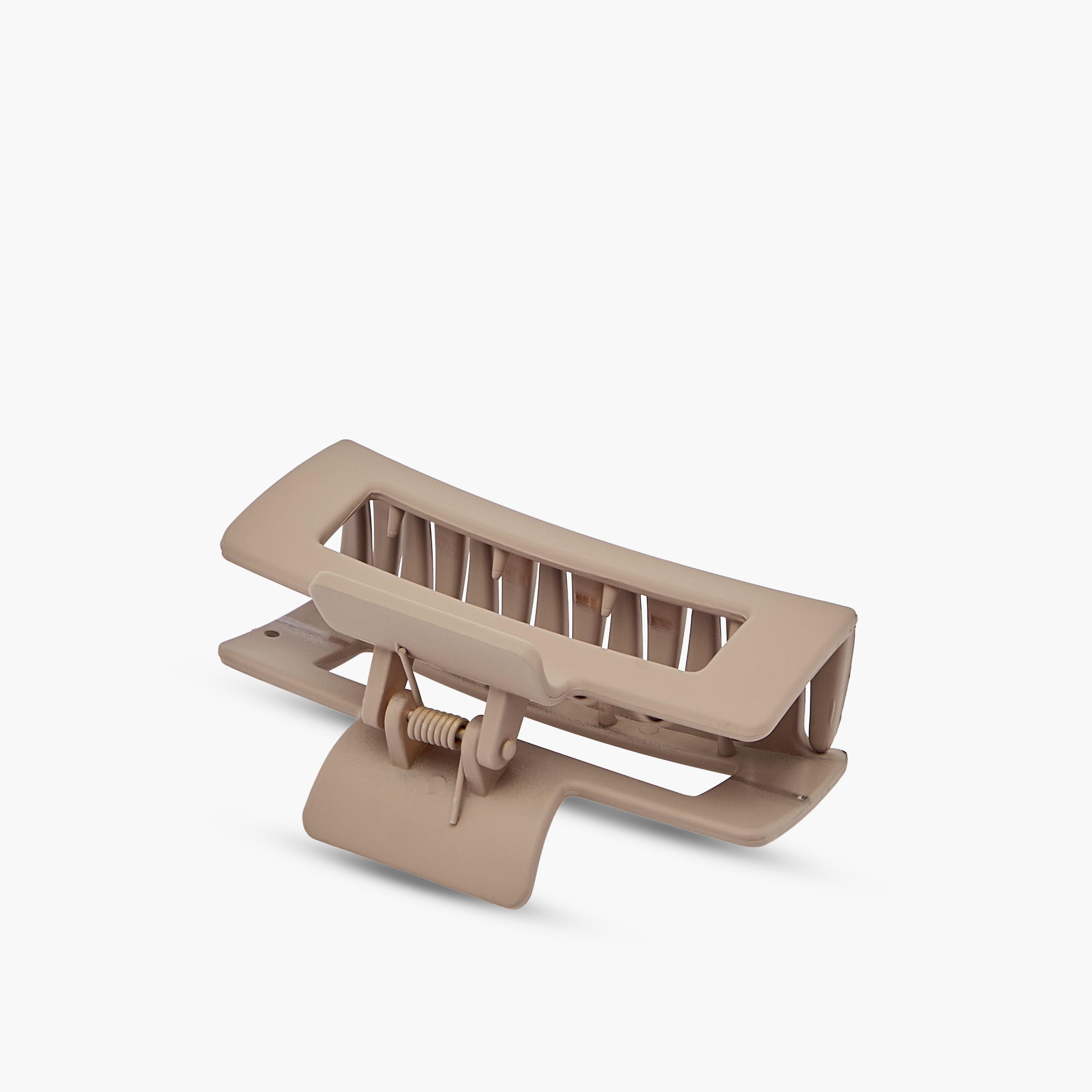 Rectangular Hair Clamp with Solid Design-women-hairaccessories-bands-image-2