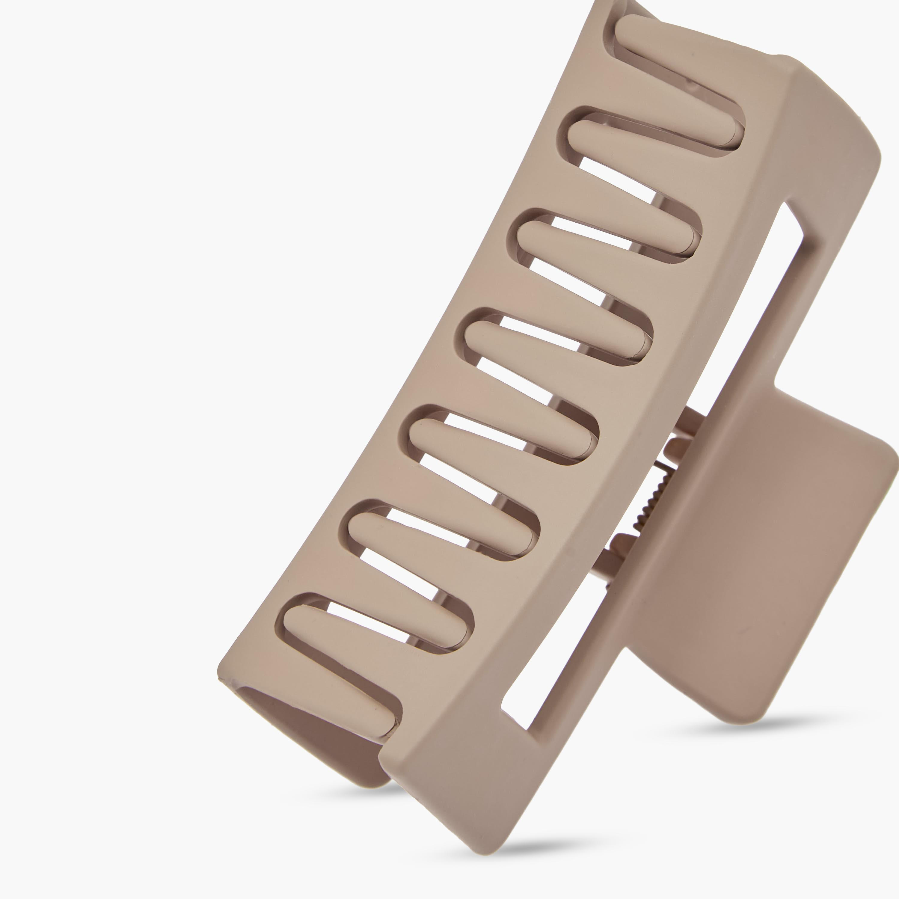 Rectangular Hair Clamp with Solid Design-women-hairaccessories-bands-image-3
