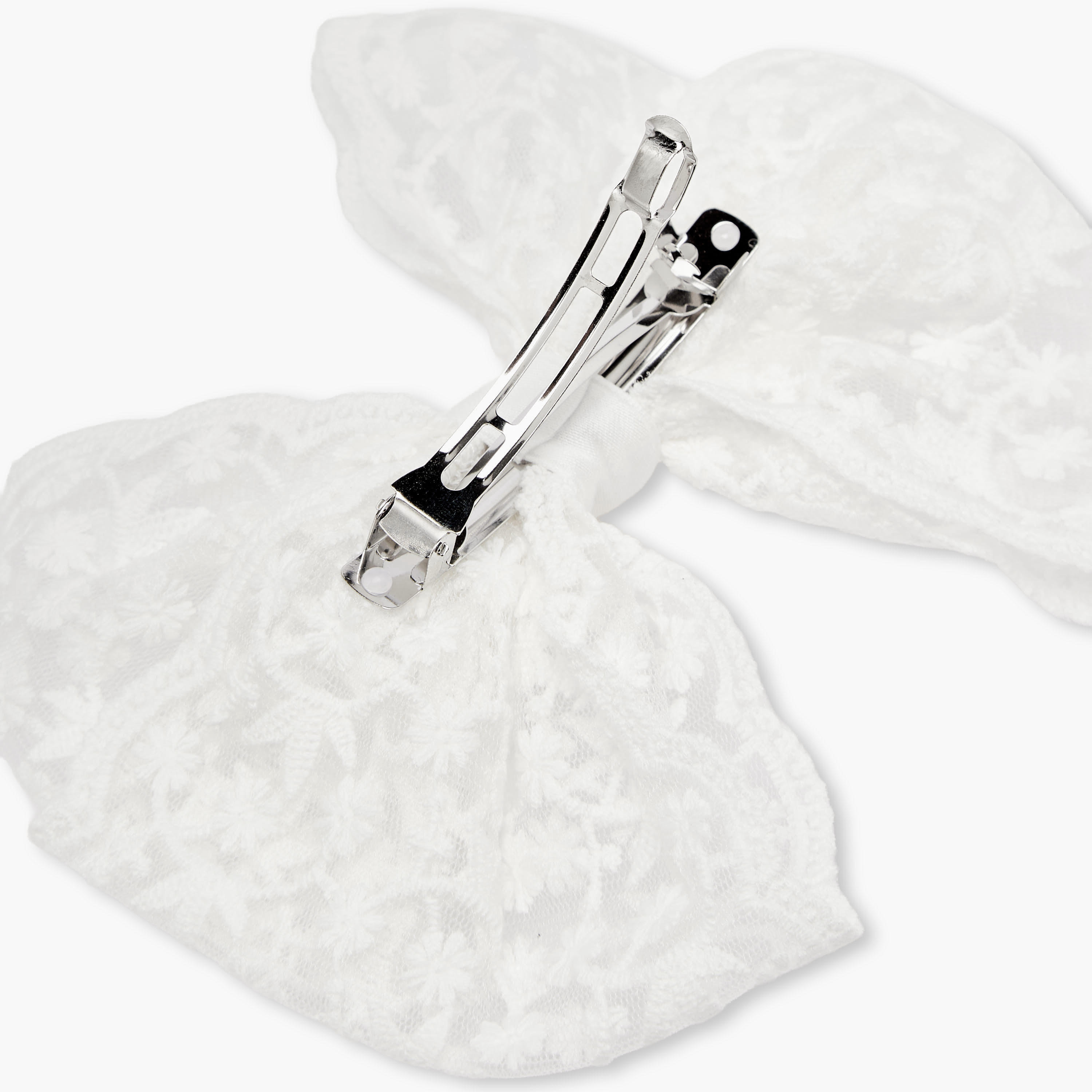 Bow Barrette Hair Clip with Lace Detail-women-hairaccessories-clips-image-4
