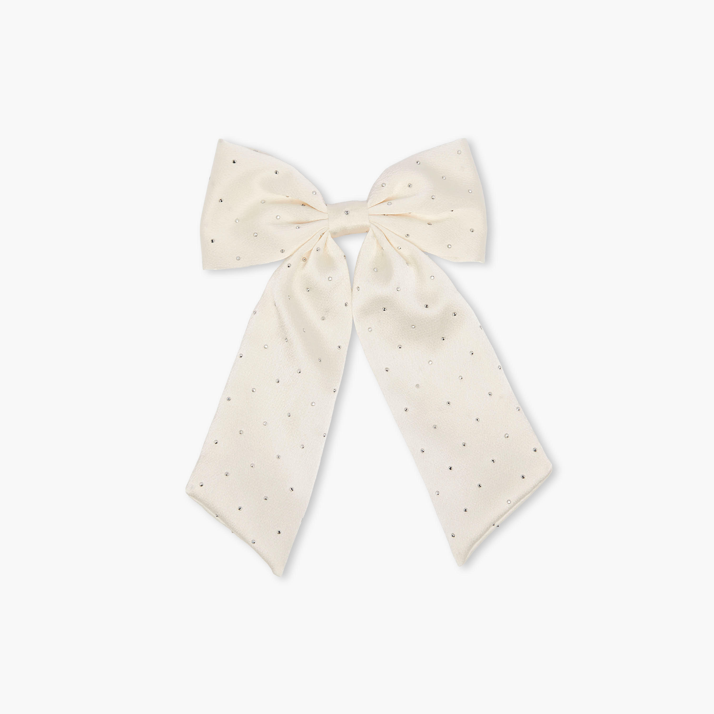 Bow Barrette Hair Clip with Embellished Design-women-hairaccessories-clips-image-1
