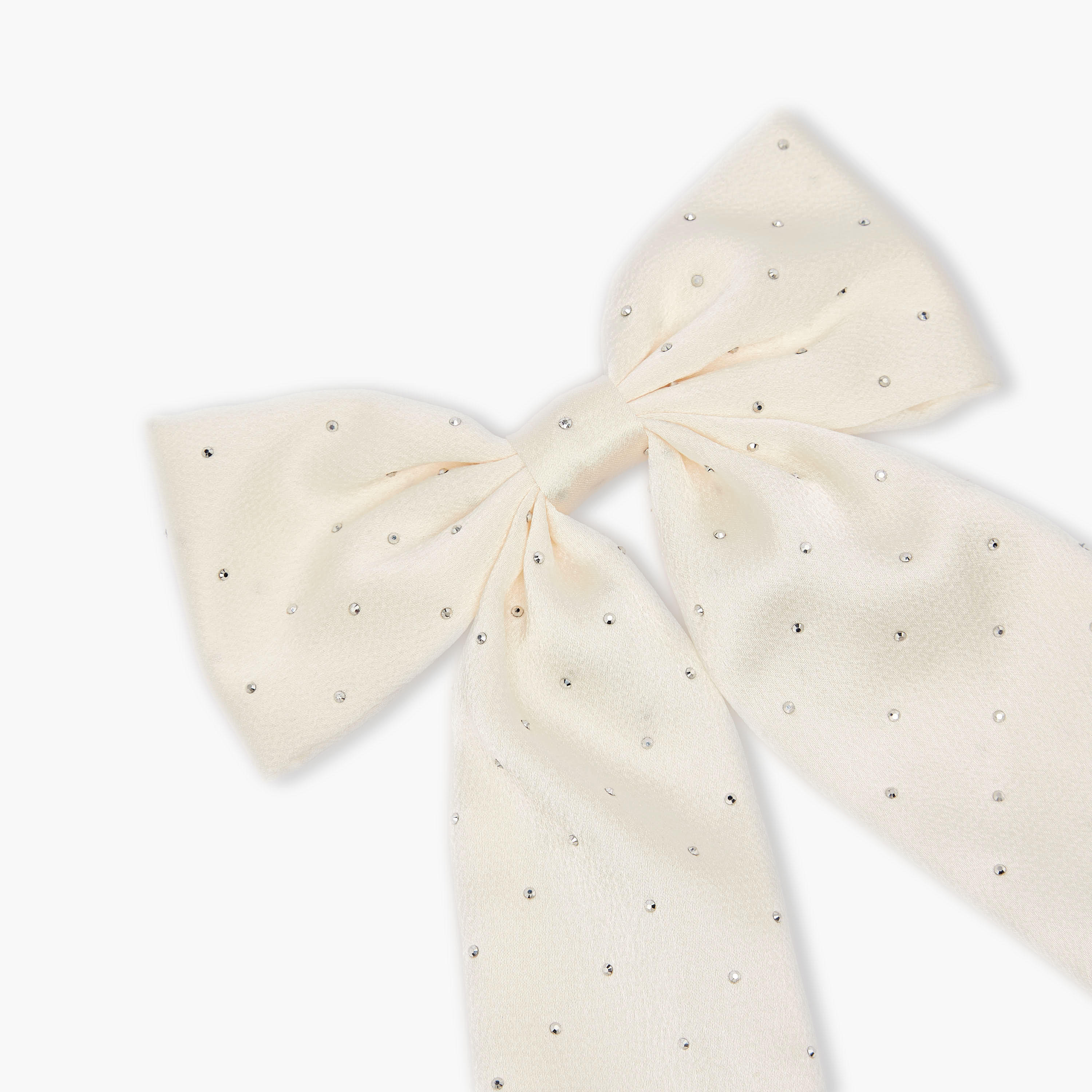 Bow Barrette Hair Clip with Embellished Design-women-hairaccessories-clips-image-2