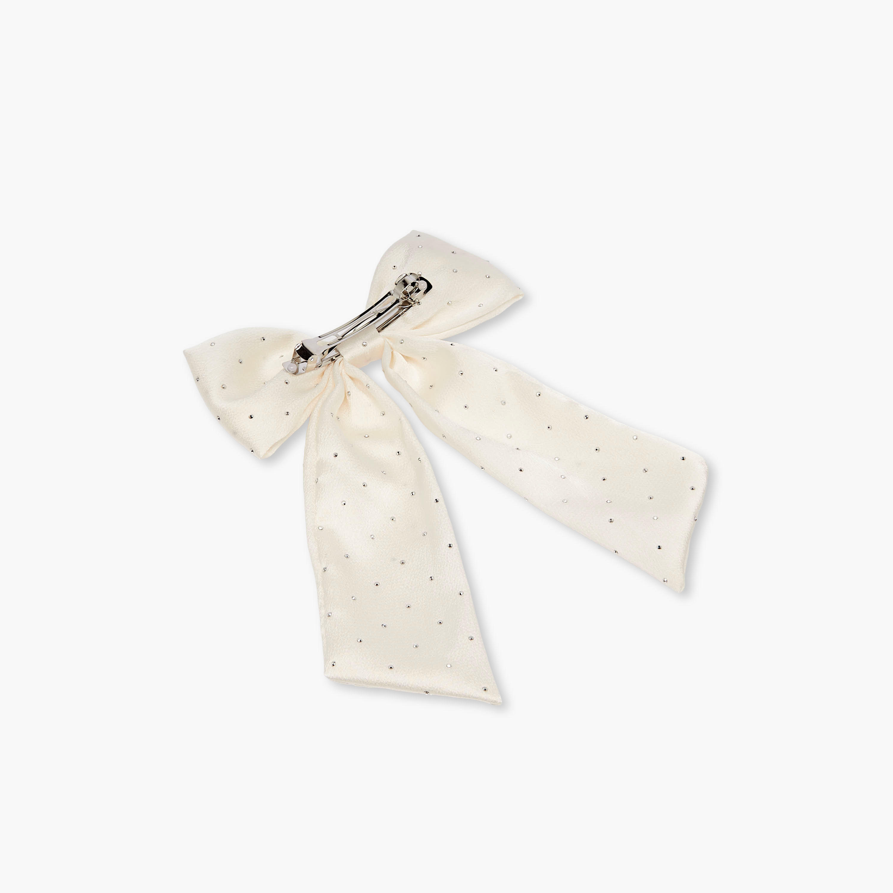 Bow Barrette Hair Clip with Embellished Design-women-hairaccessories-clips-image-3