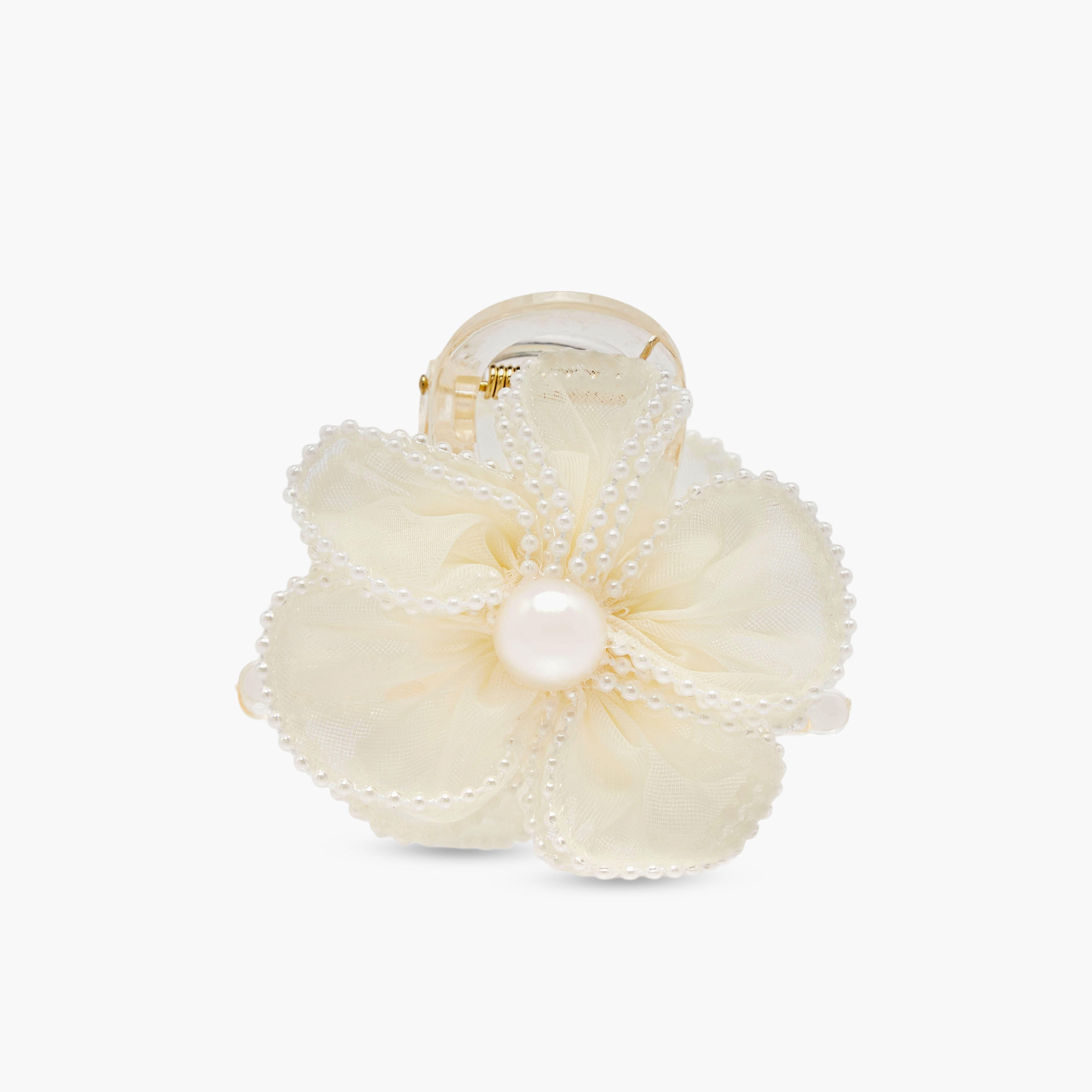 Pack of 2 Floral Hair Clamp with Pearl Embellished Design-women-hairaccessories-clamps-image-3