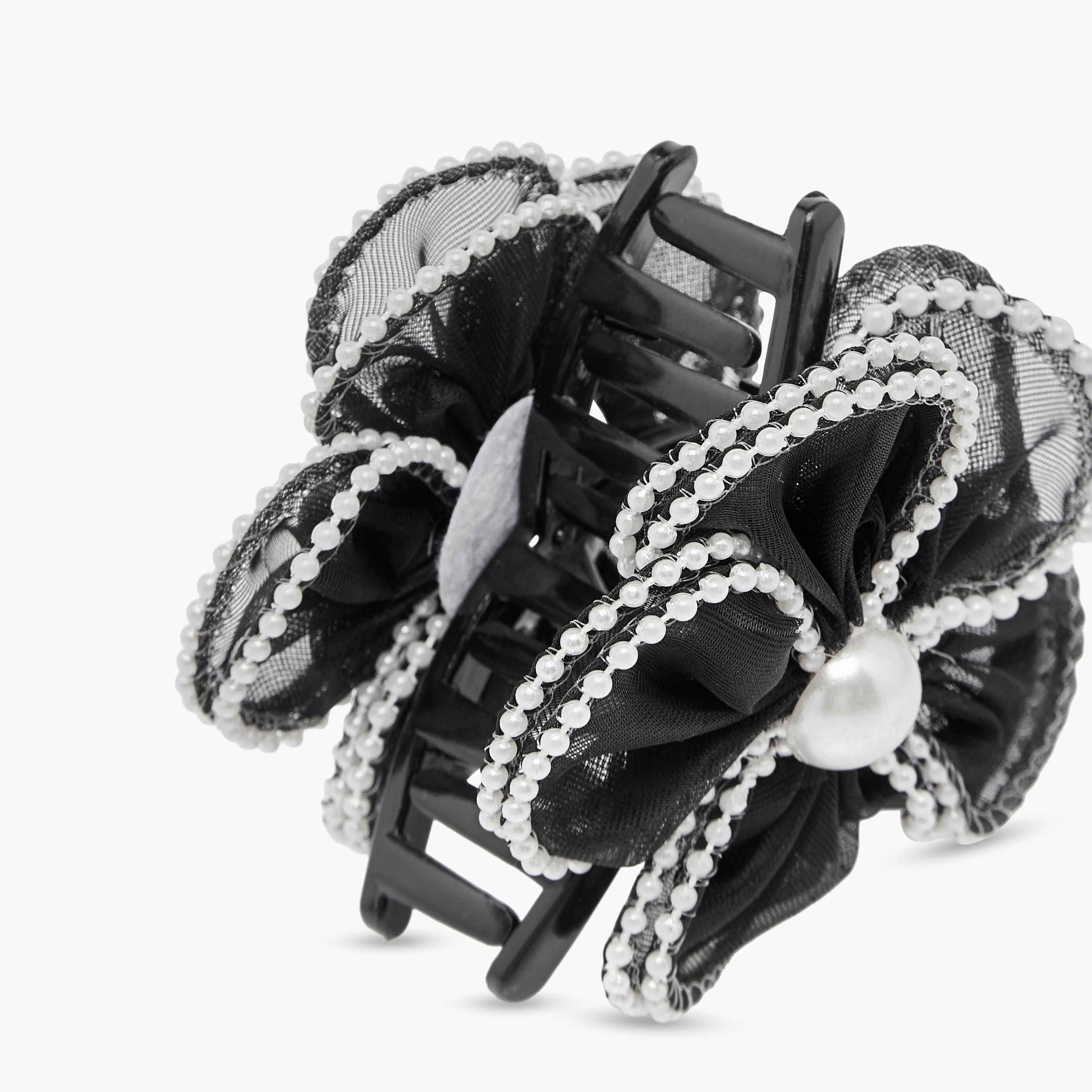 Pack of 2 Floral Hair Clamp with Pearl Embellished Design-women-hairaccessories-clamps-image-5