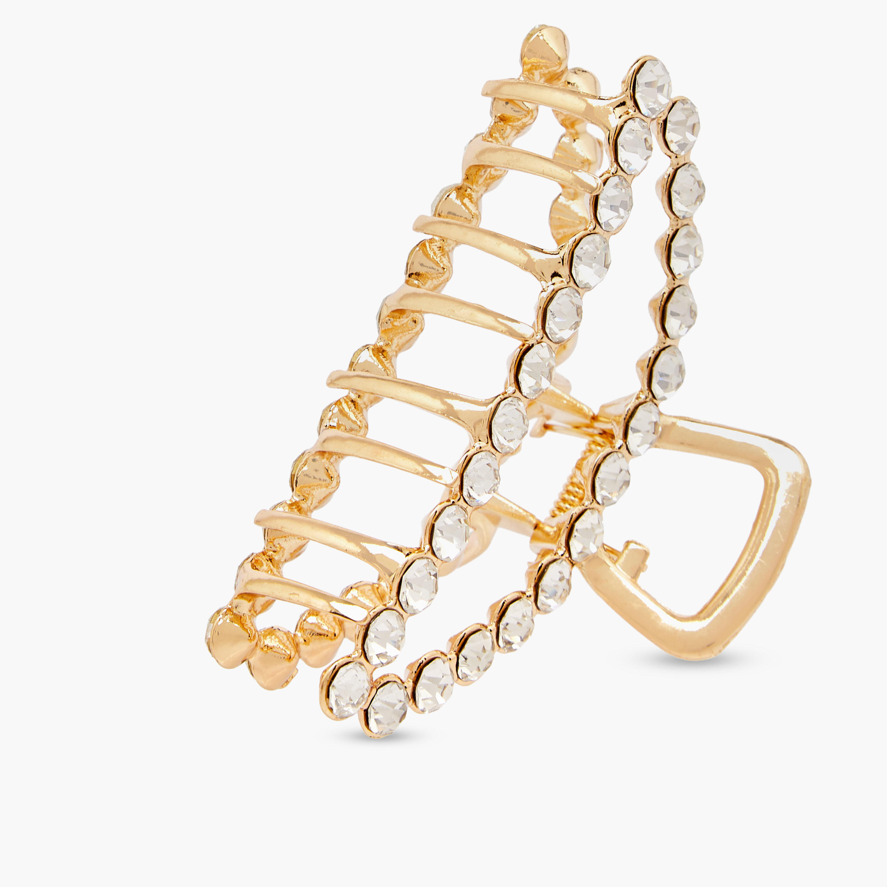 Curved Hair Clamp with Stone Embellishment-women-hairaccessories-clamps-image-3