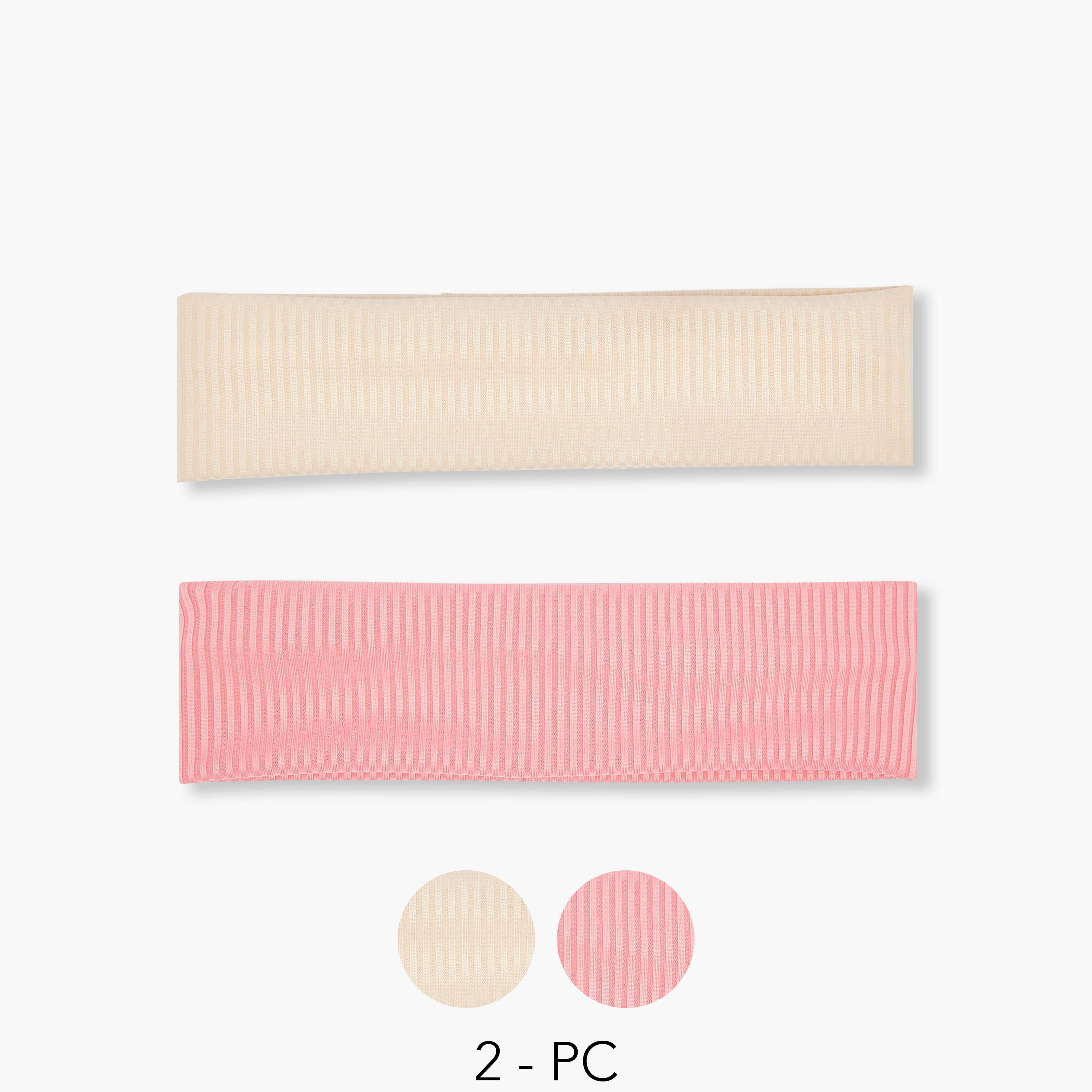 Pack of 2 Ribbed Hairband-women-hairaccessories-bands-image-1