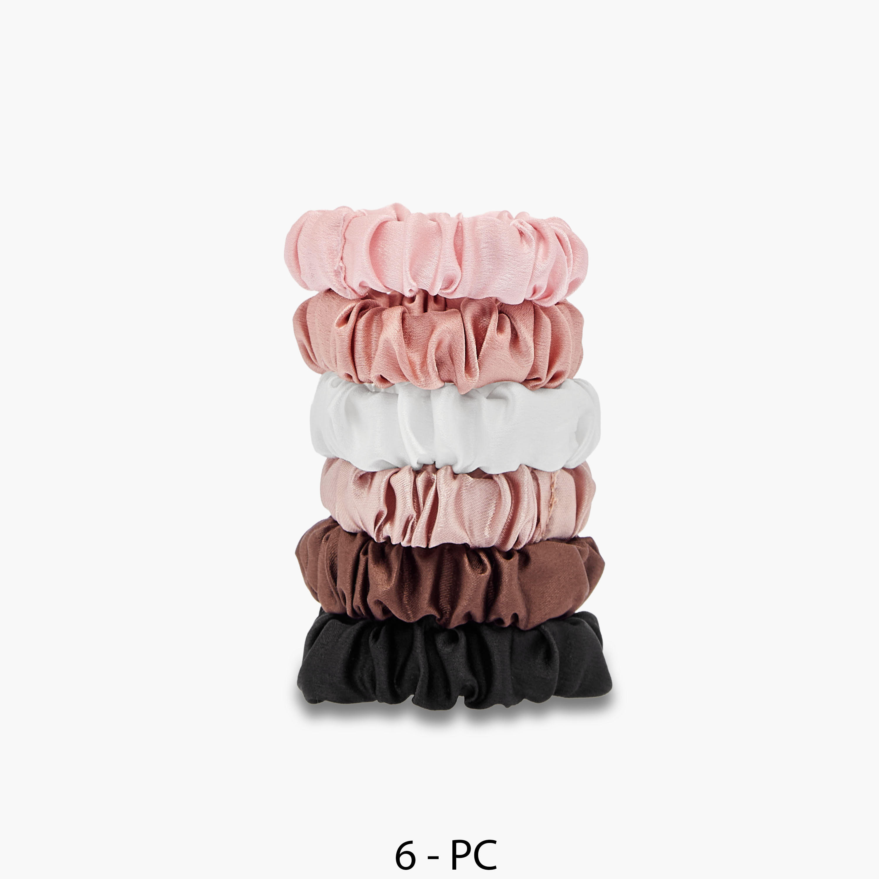 Pack of 6 Hair Scrunchie-women-hairaccessories-scrunchies-image-1