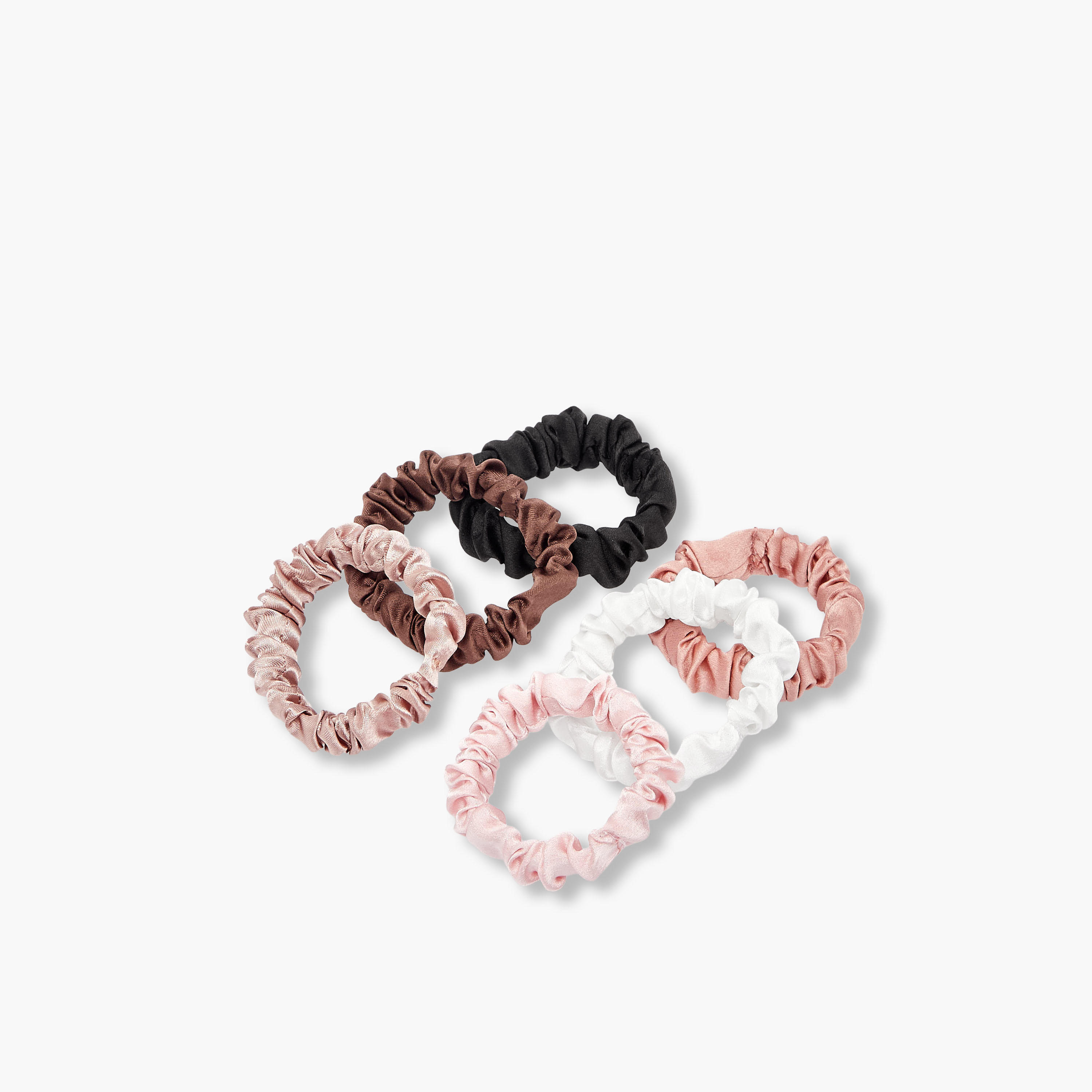 Pack of 6 Hair Scrunchie-women-hairaccessories-scrunchies-image-2