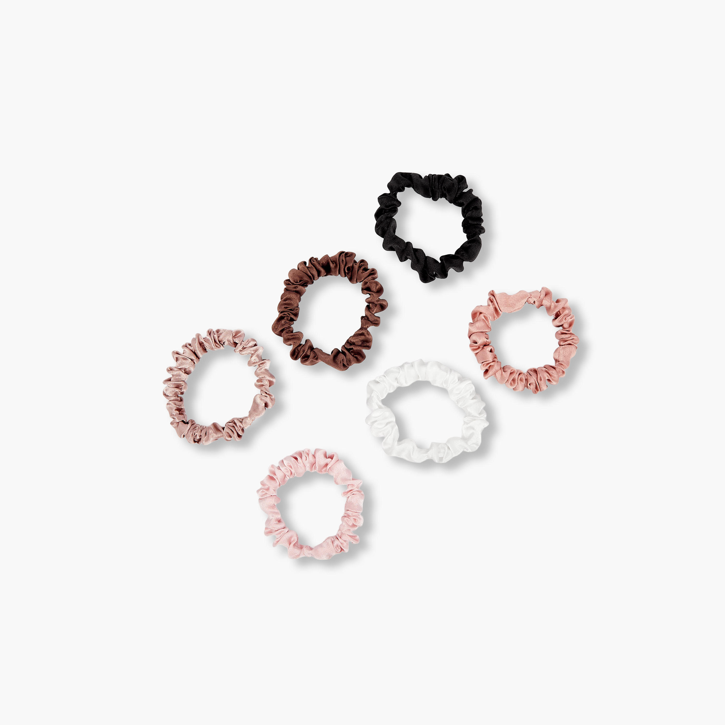 Pack of 6 Hair Scrunchie-women-hairaccessories-scrunchies-image-3