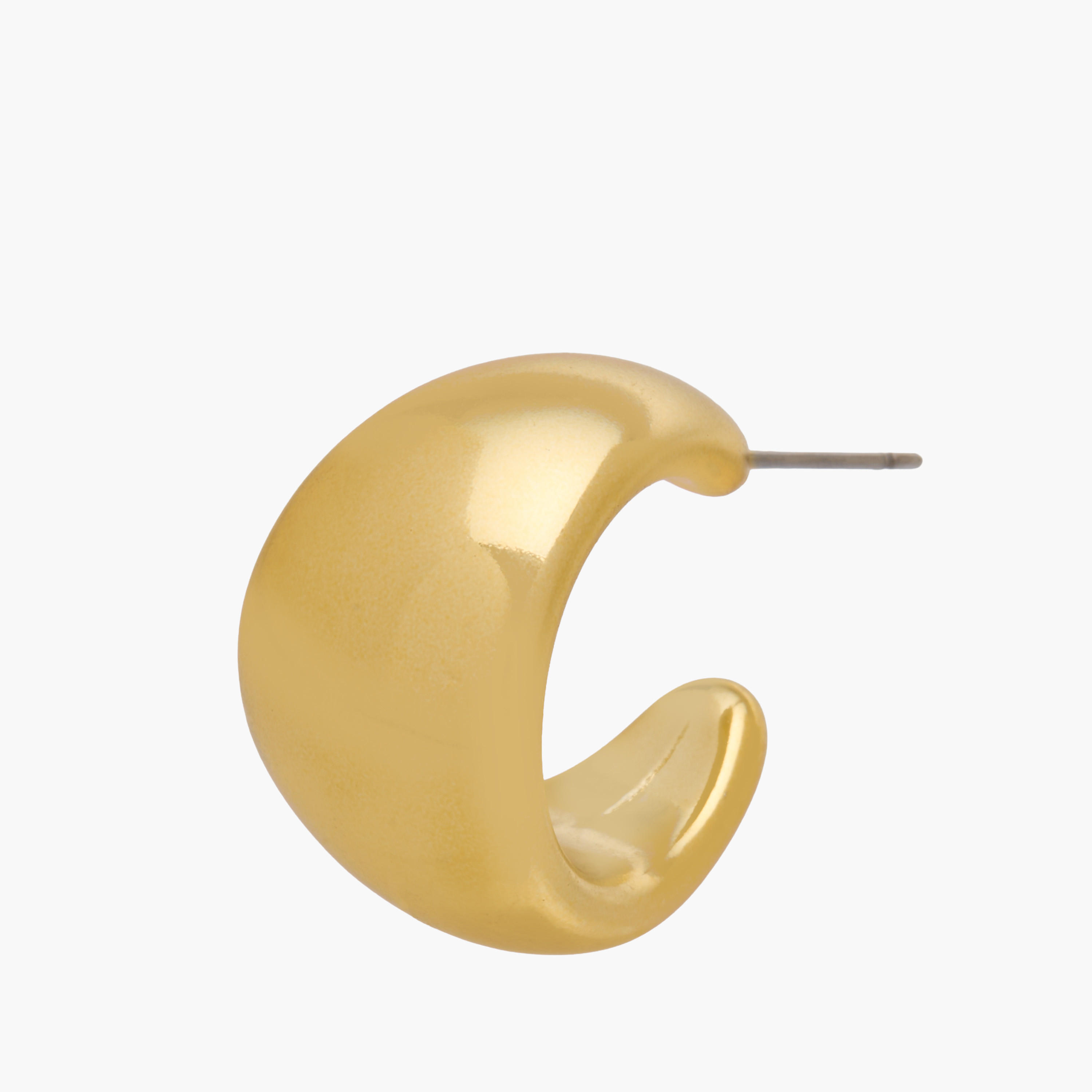 Pack of 3 Gold Tone Hoop Earrings with Pushback Closure-women-watchesandjewellery-jewellery-earrings-image-5