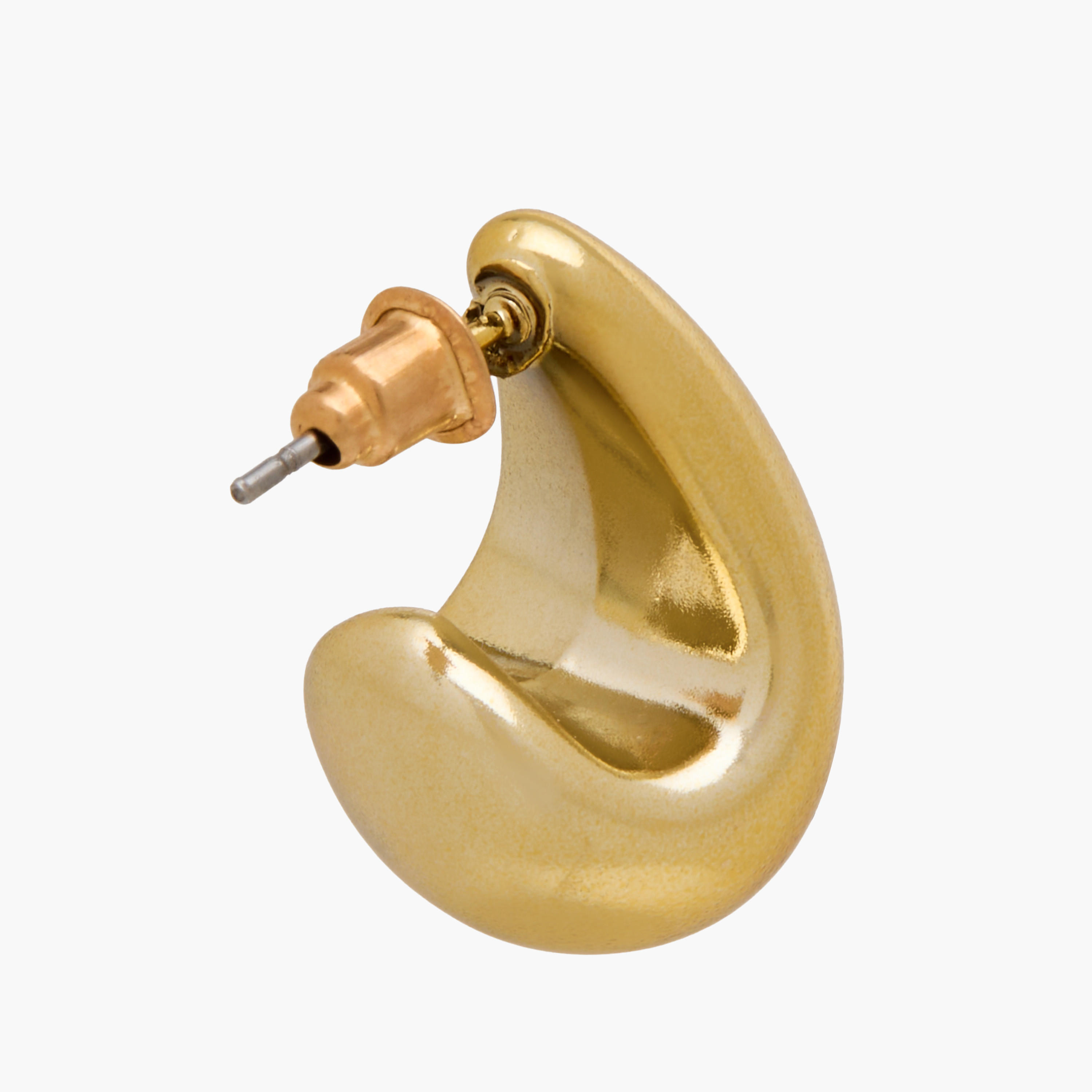 Pack of 3 Gold Tone Hoop Earrings with Pushback Closure-women-watchesandjewellery-jewellery-earrings-image-6
