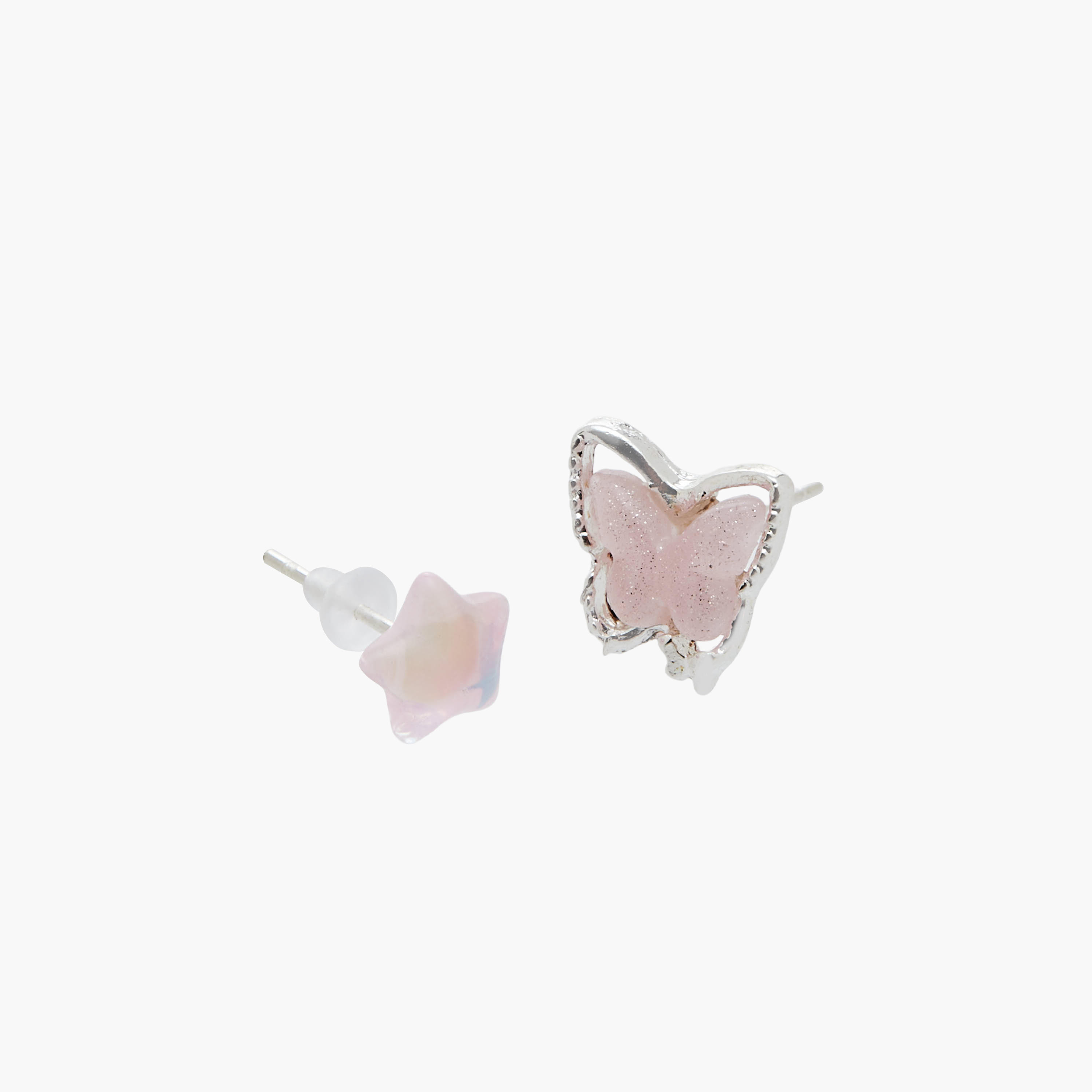 Pack of 9 Silver Tone Assorted Earrings with Pushback Closure-women-watchesandjewellery-jewellery-earrings-image-4