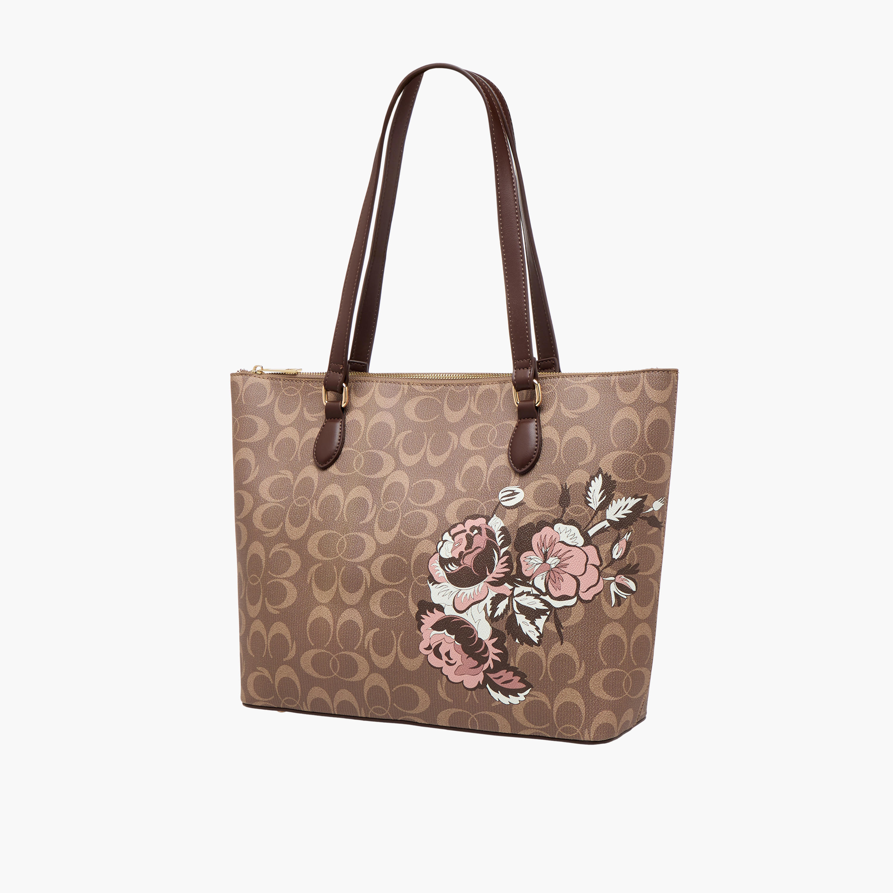 Sasha Tia Floral Print Tote Bag with Double Handle-women-bagsandwallets-handbags-image-3