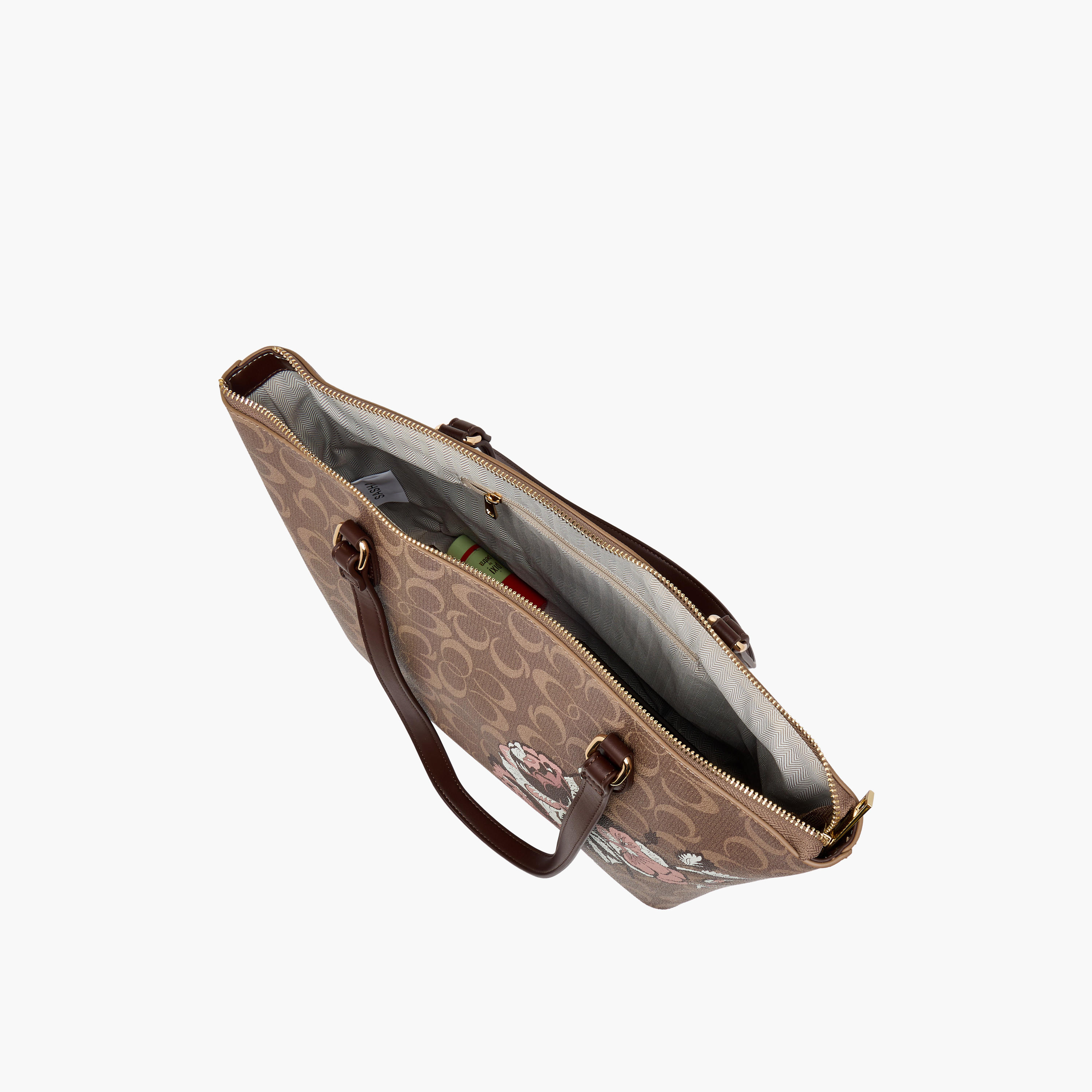 Sasha Tia Floral Print Tote Bag with Double Handle-women-bagsandwallets-handbags-image-8