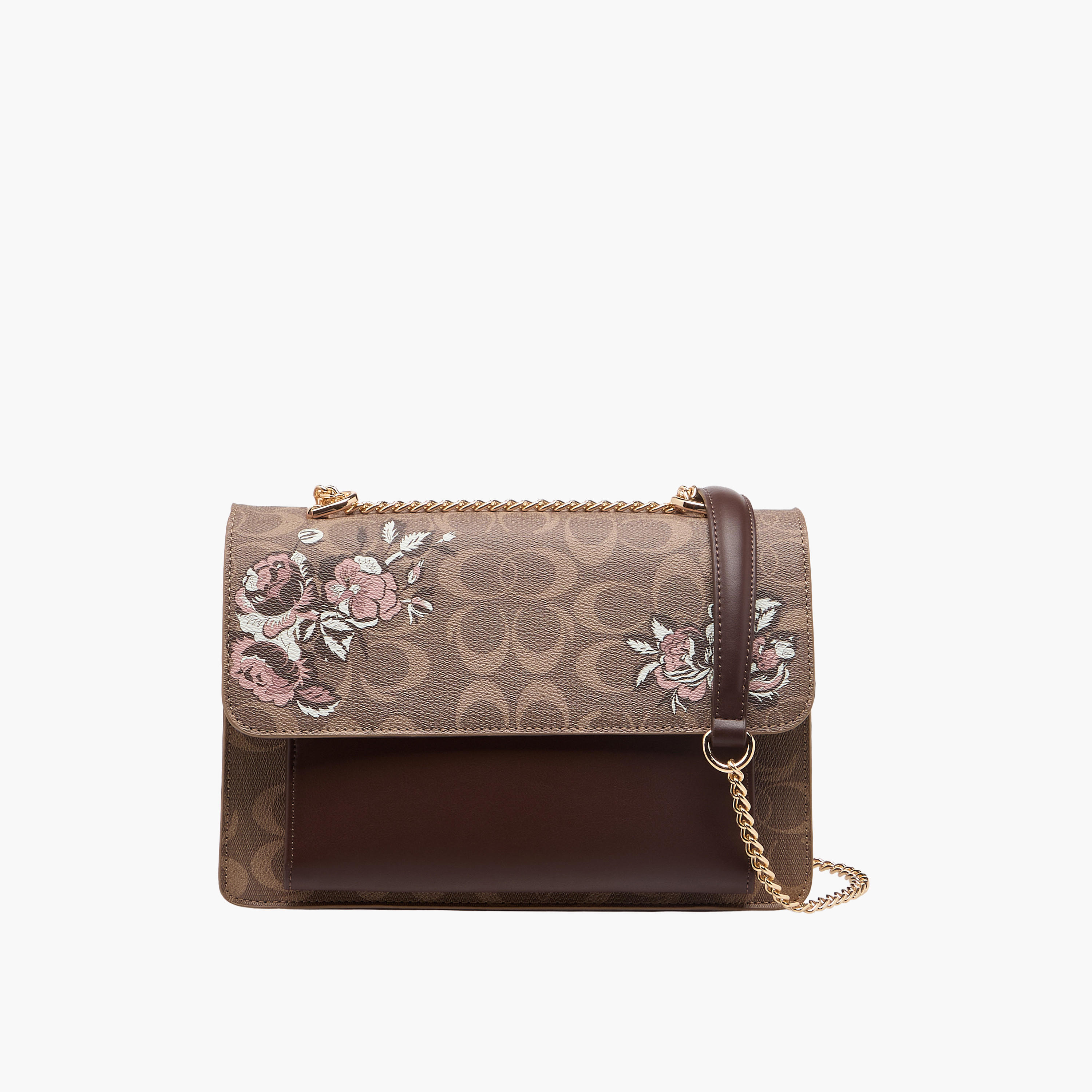 Sasha Tia Floral Print Crossbody Bag with Flap Closure-women-bagsandwallets-handbags-image-1