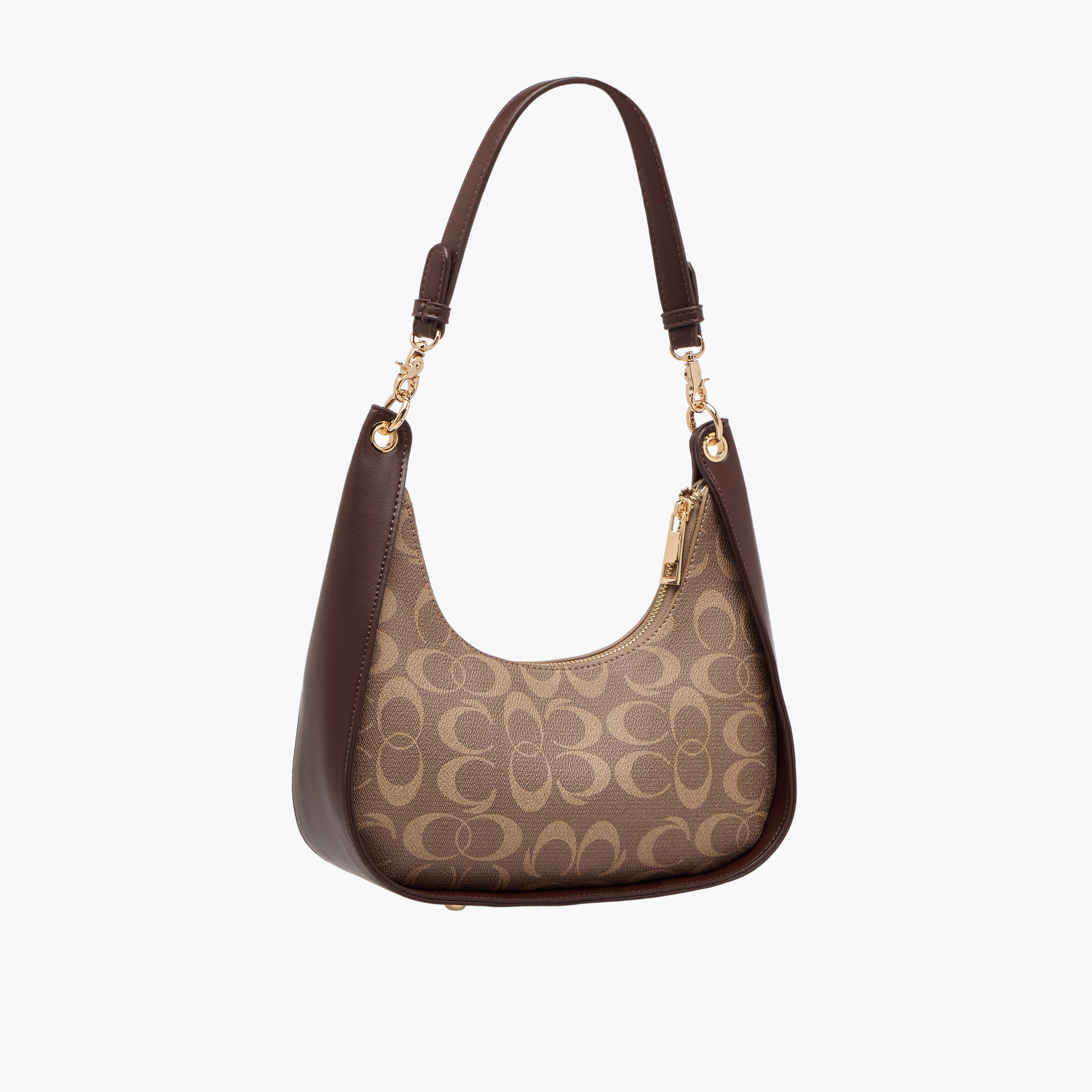 Sasha Tia Floral Print Shoulder Bag with Zip Closure-women-bagsandwallets-handbags-image-4