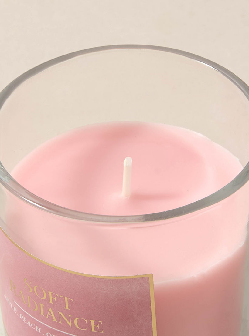Aura Luxe Jar Candle 120gms Soft Radiance- Pink-household-homefragrance-candles-image-3