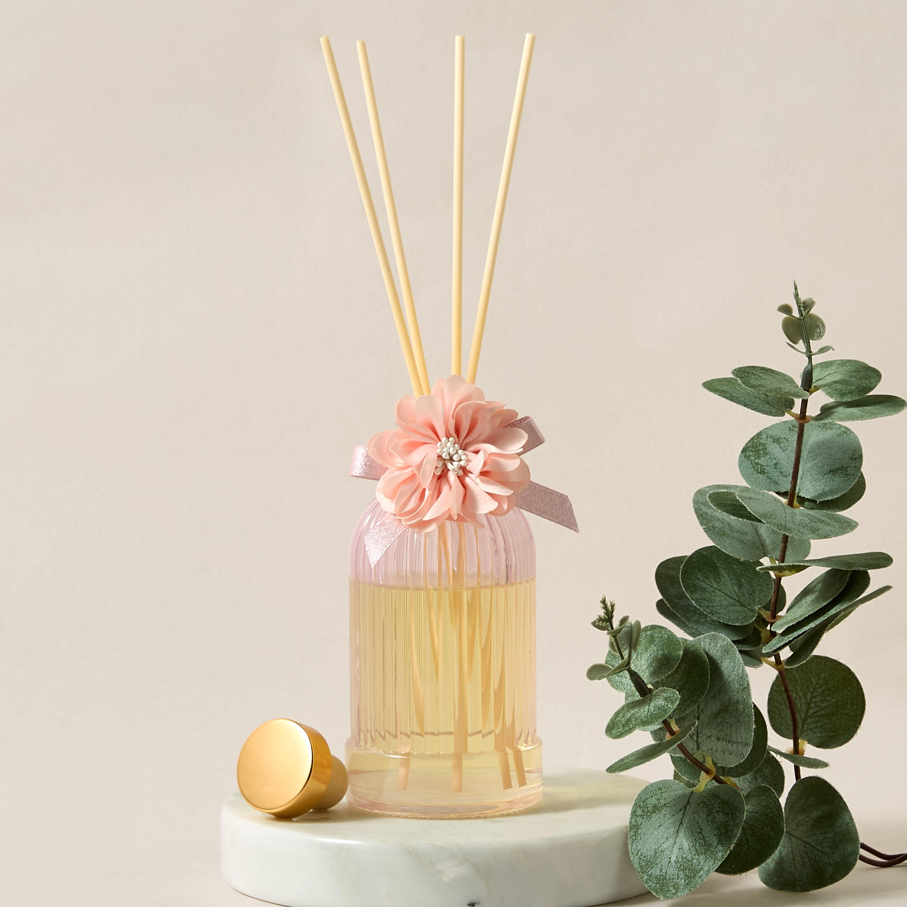 موزع عطور بالأعواد 150 مل سوفت راديانس من أورا لوكس - بينك-household-homefragrance-reeddiffusers-image-6