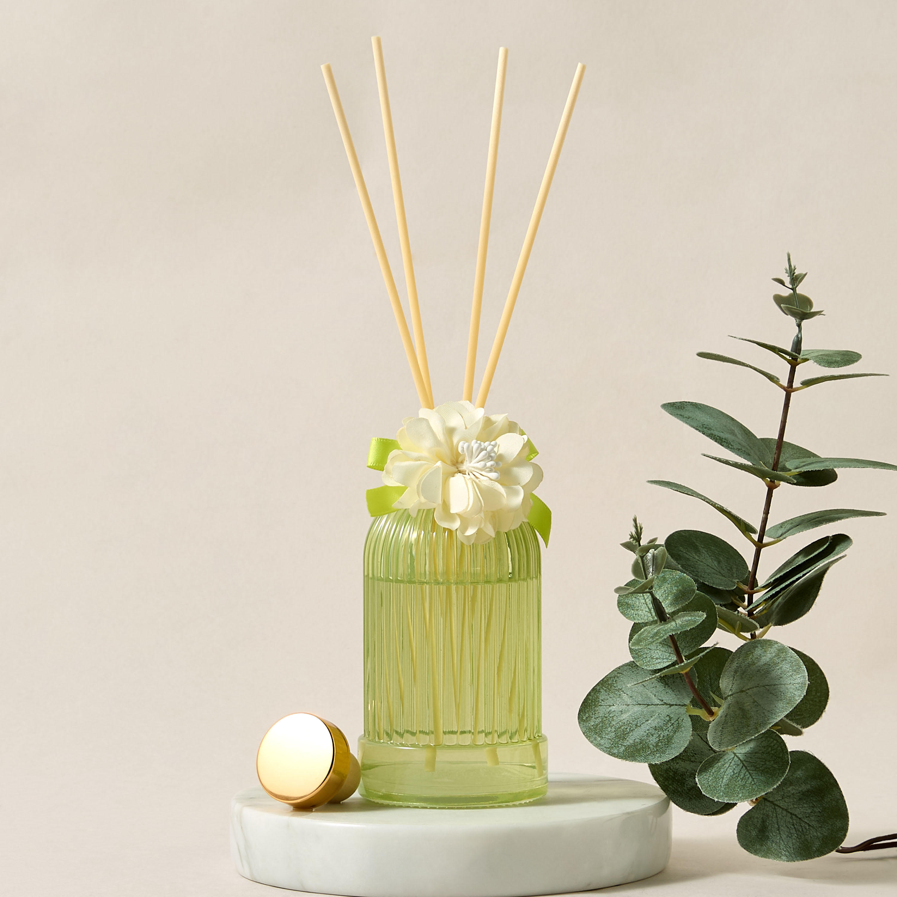 موزع عطر لوكس 150 مل سندريفت من أورا - أخضر-household-homefragrance-reeddiffusers-image-1