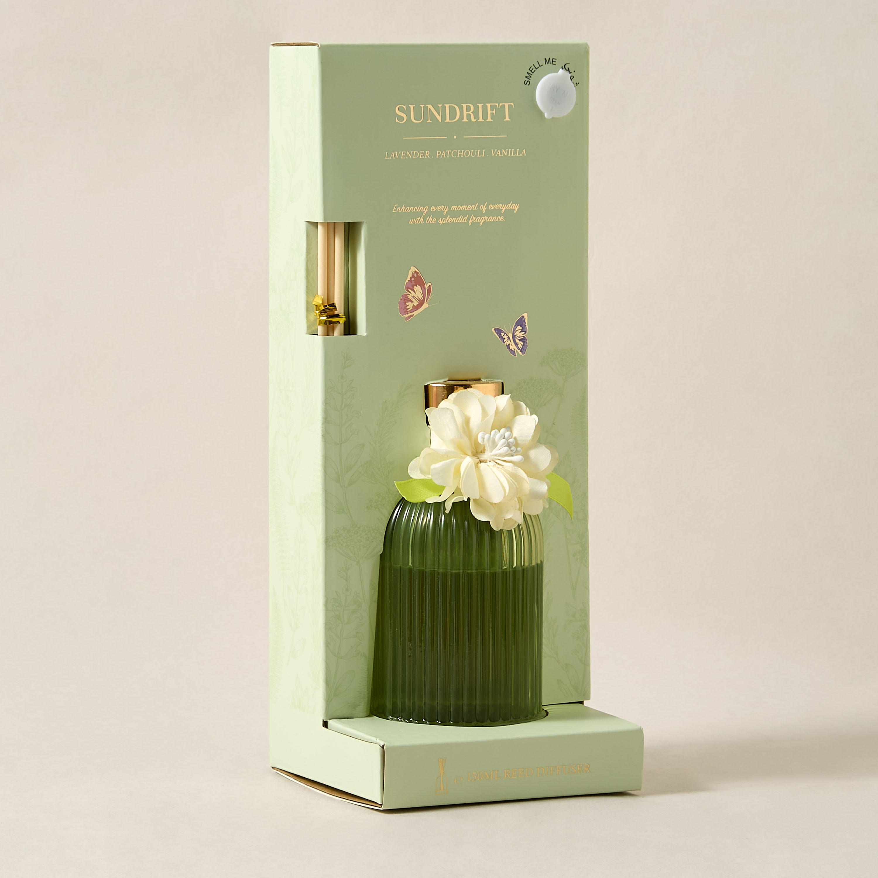 موزع عطر لوكس 150 مل سندريفت من أورا - أخضر-household-homefragrance-reeddiffusers-image-4