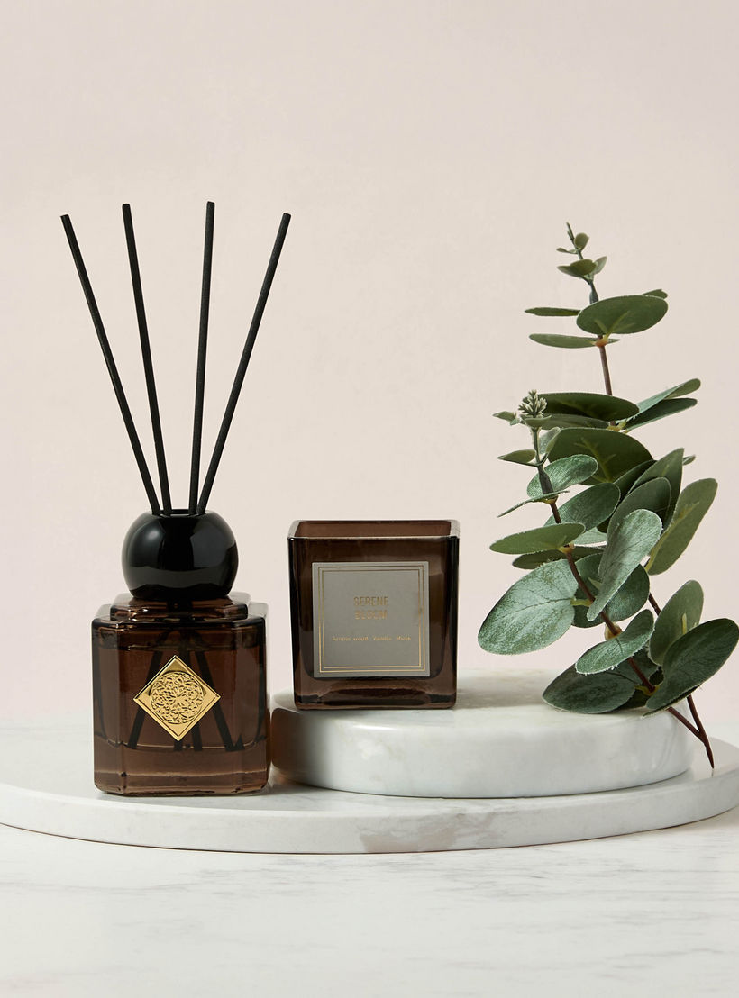 طقم هدايا لوكس سيرين بلوم من أورا - طقم من 2 - بني-household-homefragrance-fragrancegiftset-image-1