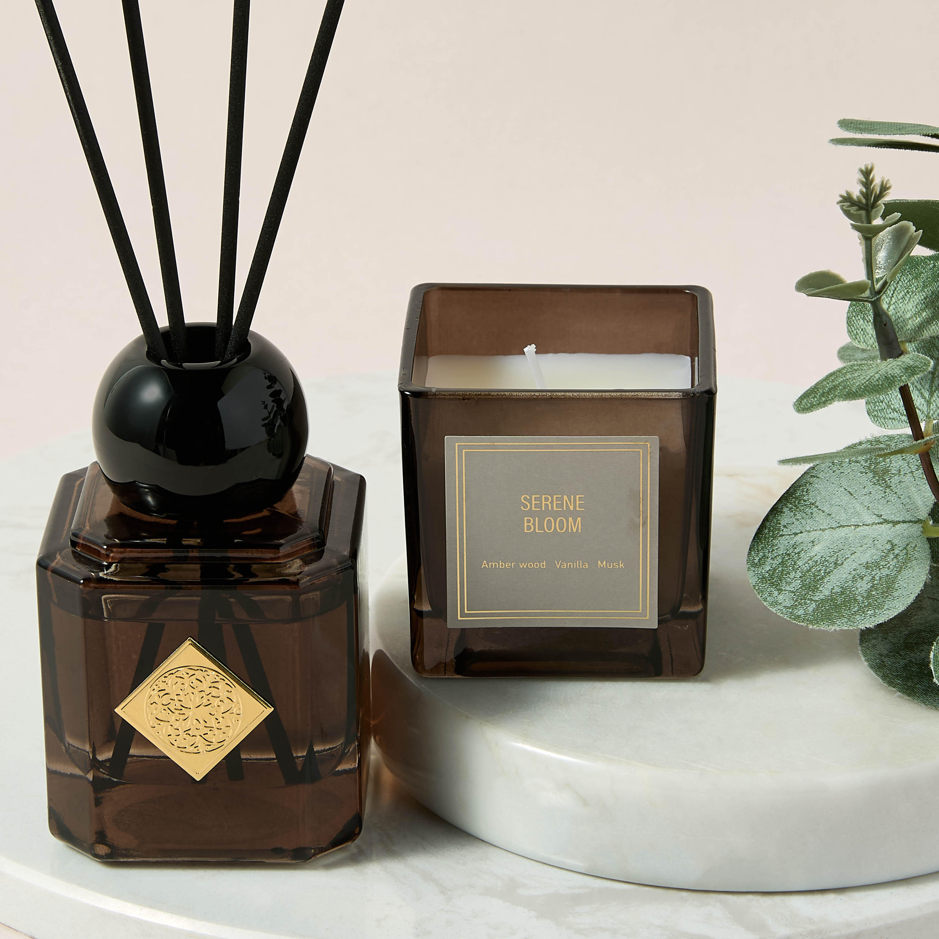 طقم هدايا لوكس سيرين بلوم من أورا - طقم من 2 - بني-household-homefragrance-fragrancegiftset-image-2
