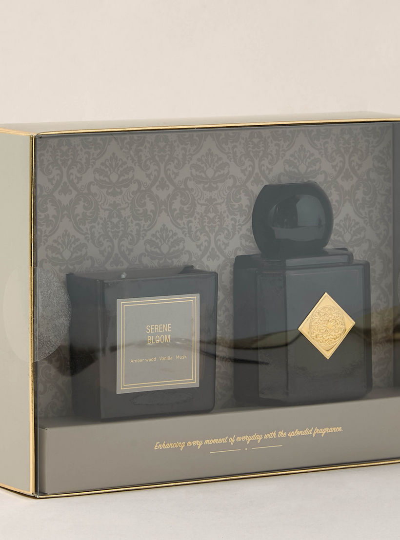 طقم هدايا لوكس سيرين بلوم من أورا - طقم من 2 - بني-household-homefragrance-fragrancegiftset-image-5