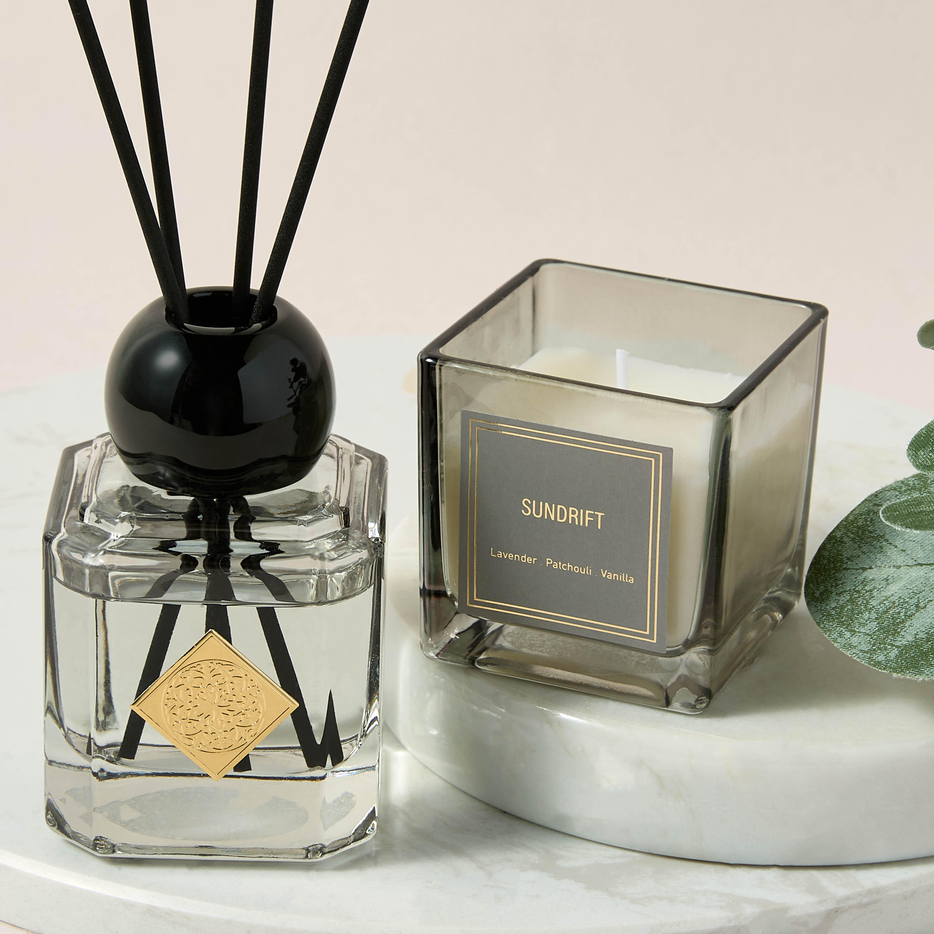 Aura Luxe Gift Set Sundrift - Set of 2 - Grey-household-homefragrance-fragrancegiftset-image-2