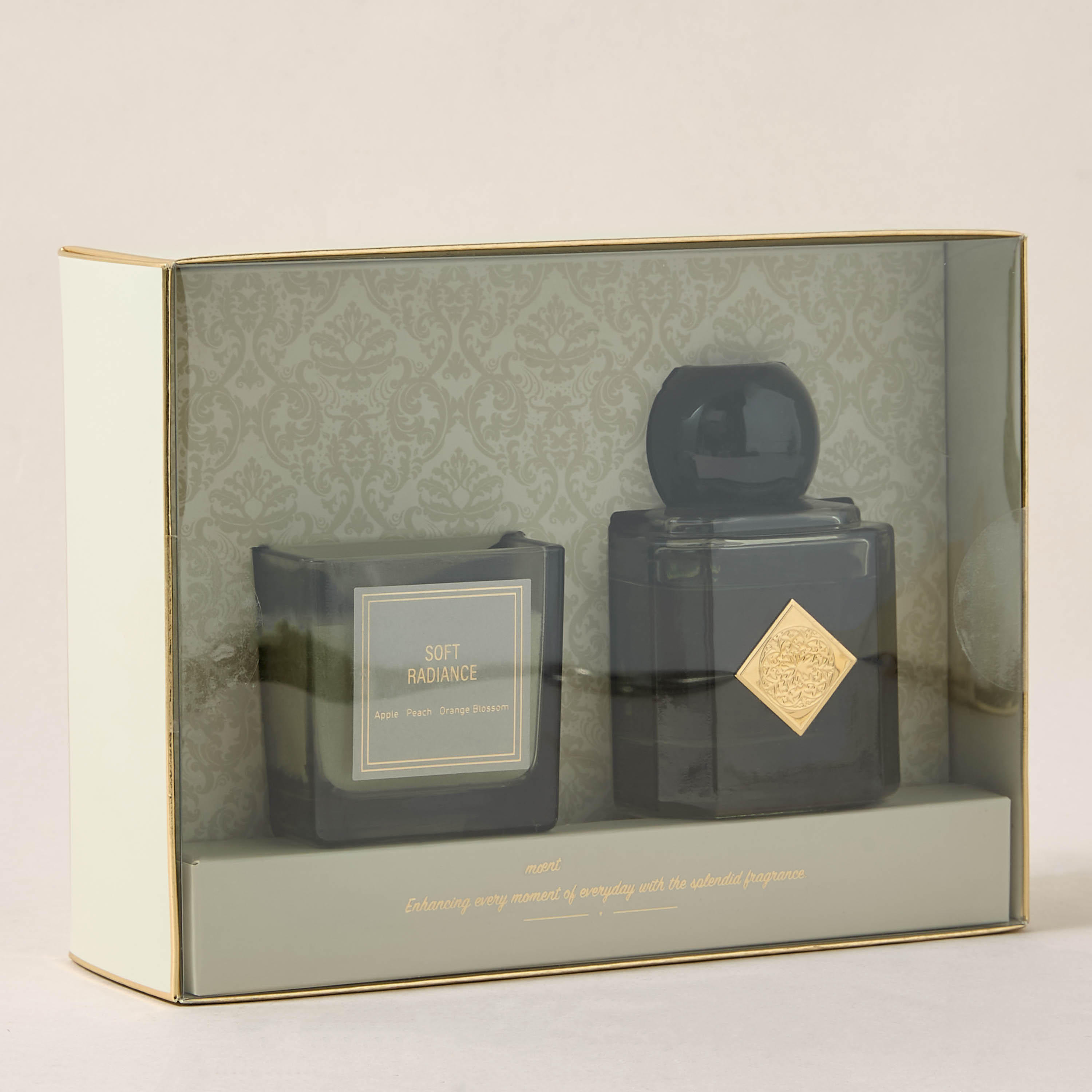 Aura Luxe Gift Set Soft Radiance - Set of 2 - Green-household-homefragrance-fragrancegiftset-image-5
