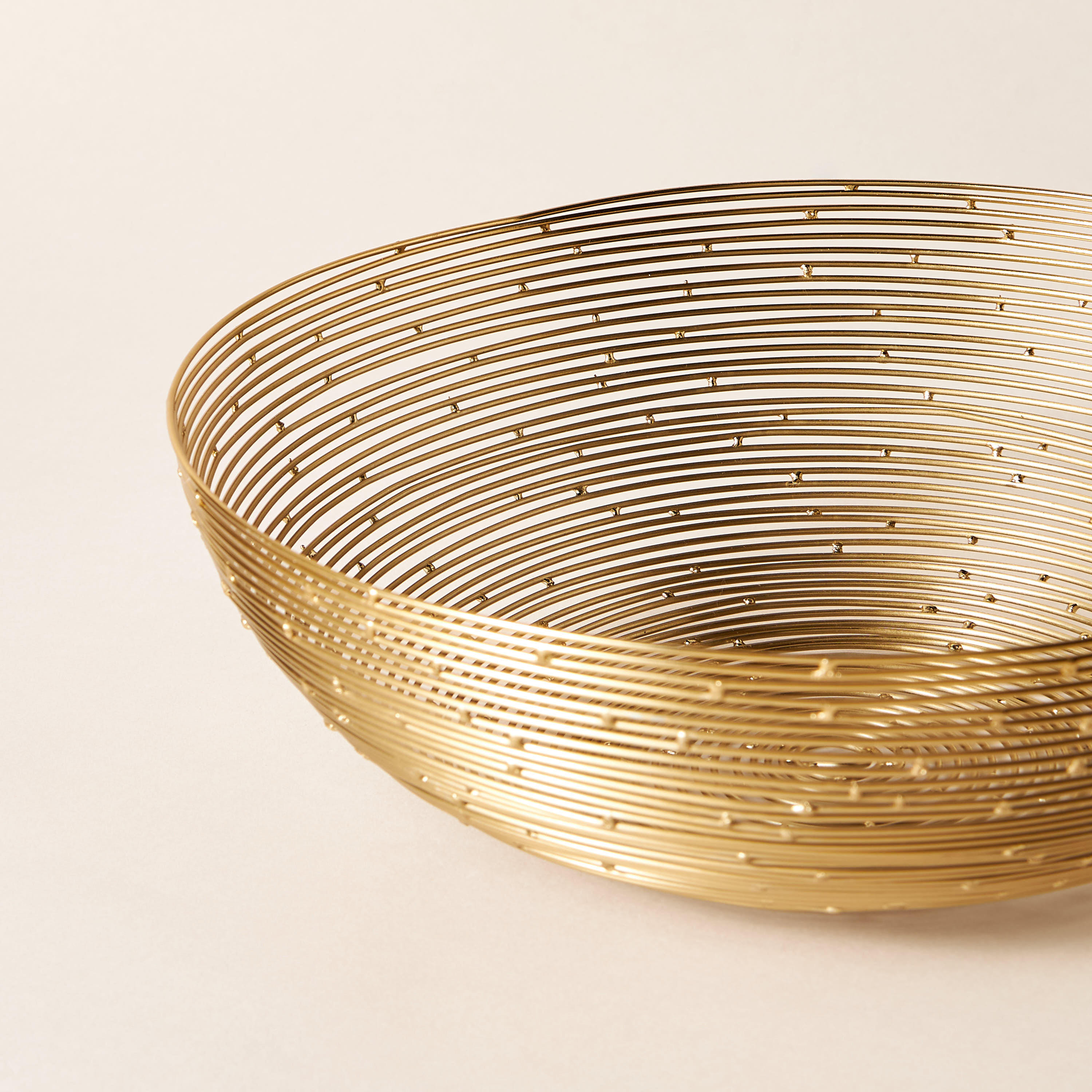 Decorative Metal Basket - 27 cms-household-storage-storagesolutions-storageboxesandbaskets-image-4