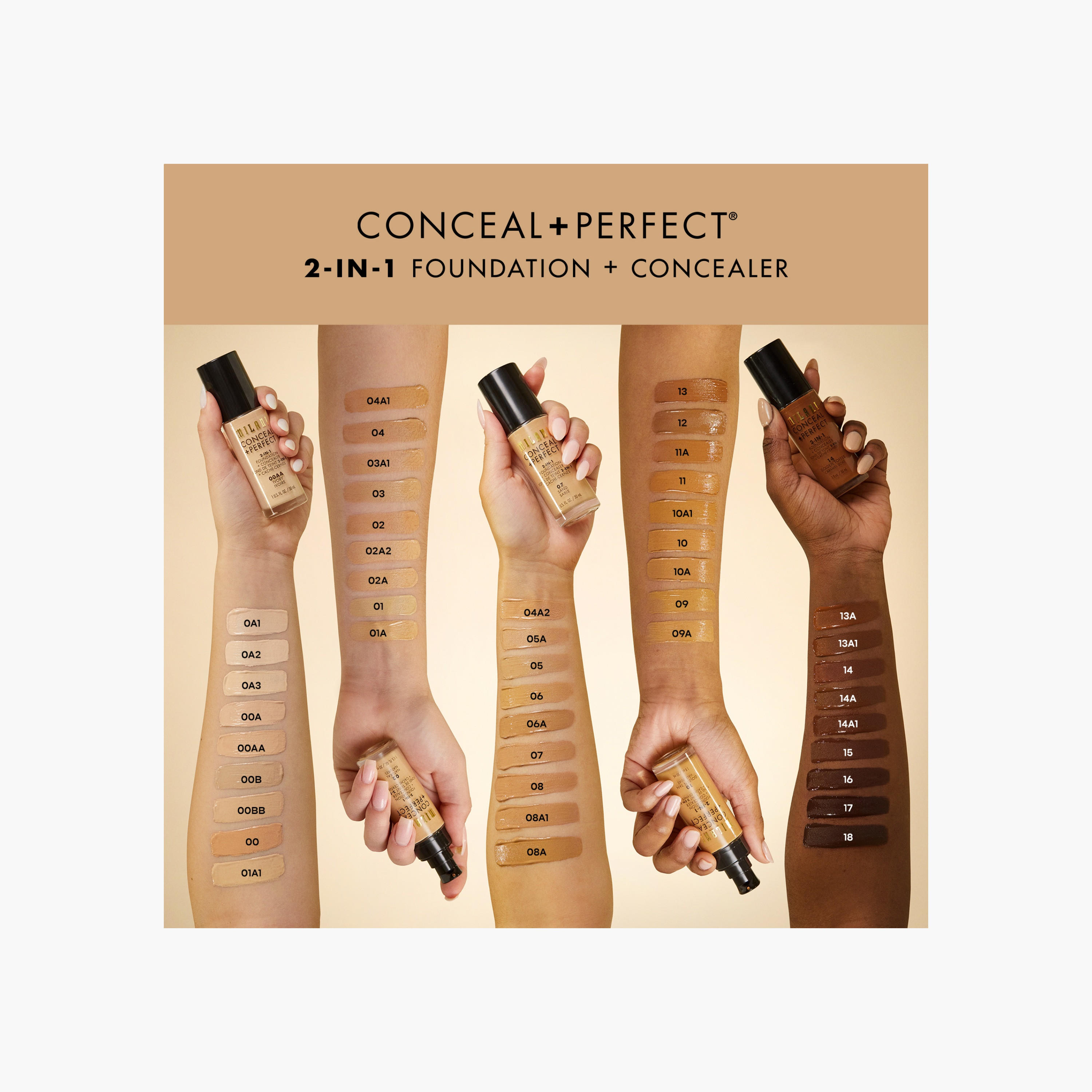 Milani Conceal & Perfect 2 In 1 Foundation - 30 ml-beautyandpersonalcare-makeup-face-concealers-image-34