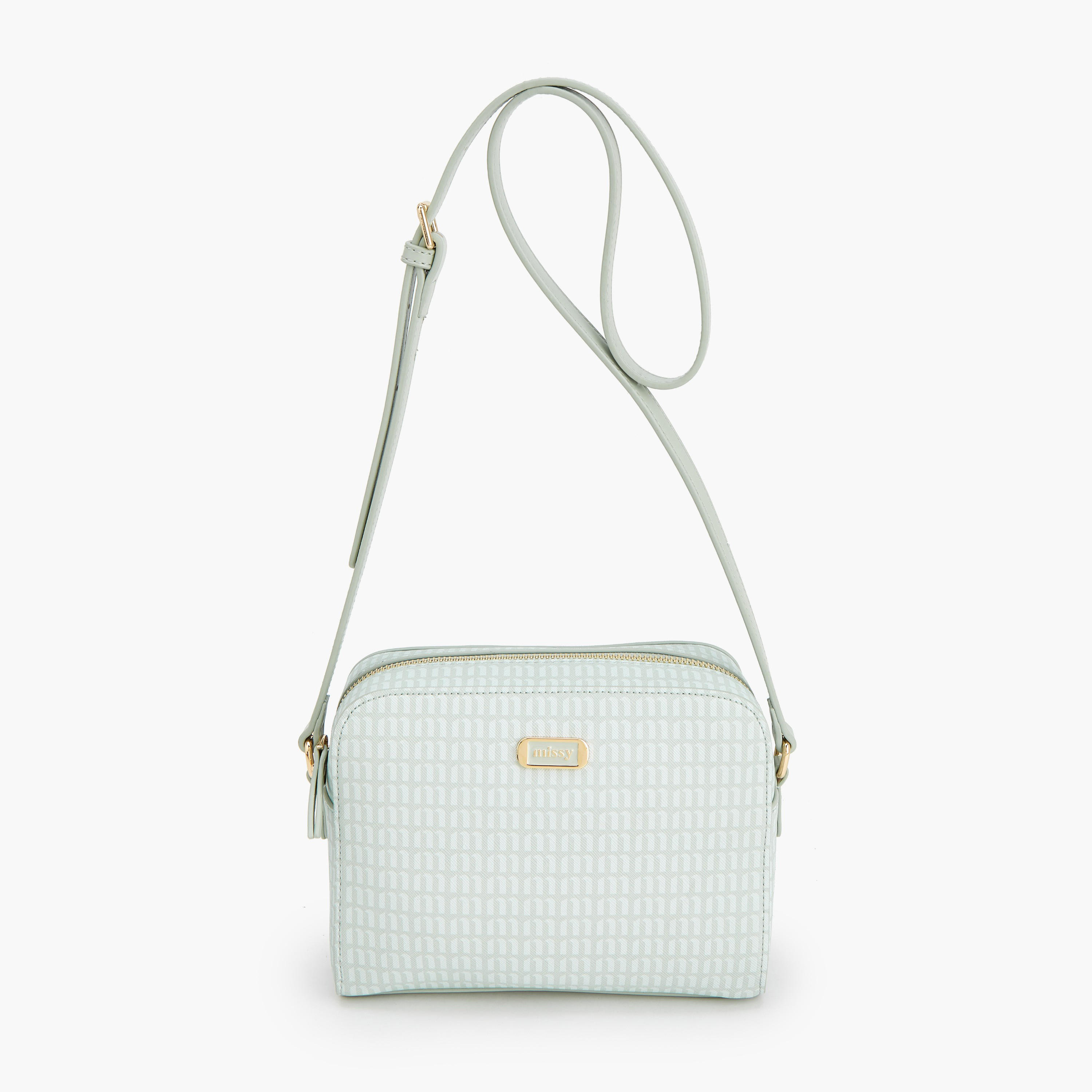 Missy Monogram Print Crossbody Bag with Adjustable Strap-women-bagsandwallets-handbags-image-2