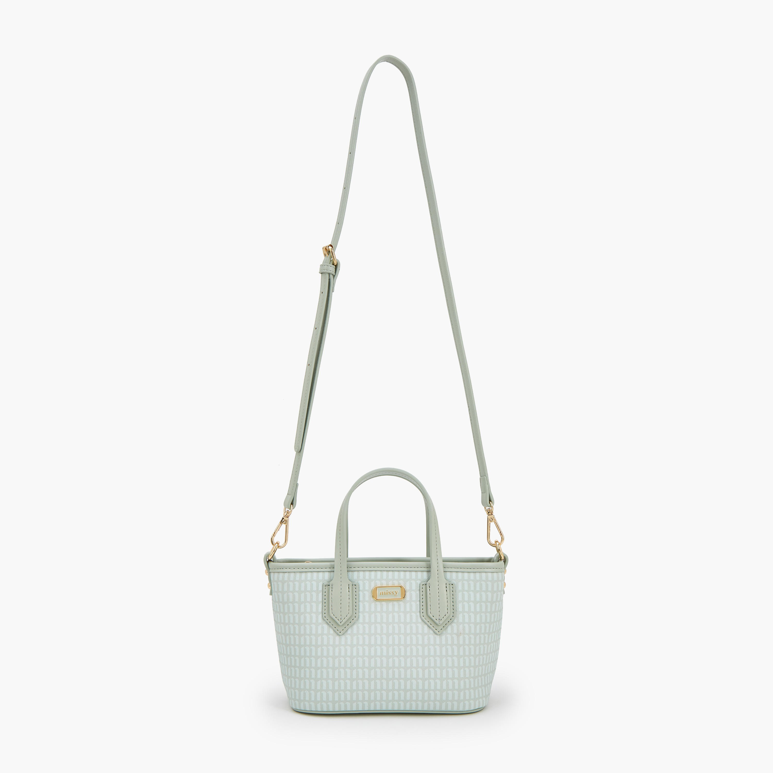 شنطة توتي بطبعات مونوجرام مع حزام قابل للفصل من ميسي-women-bagsandwallets-handbags-image-3