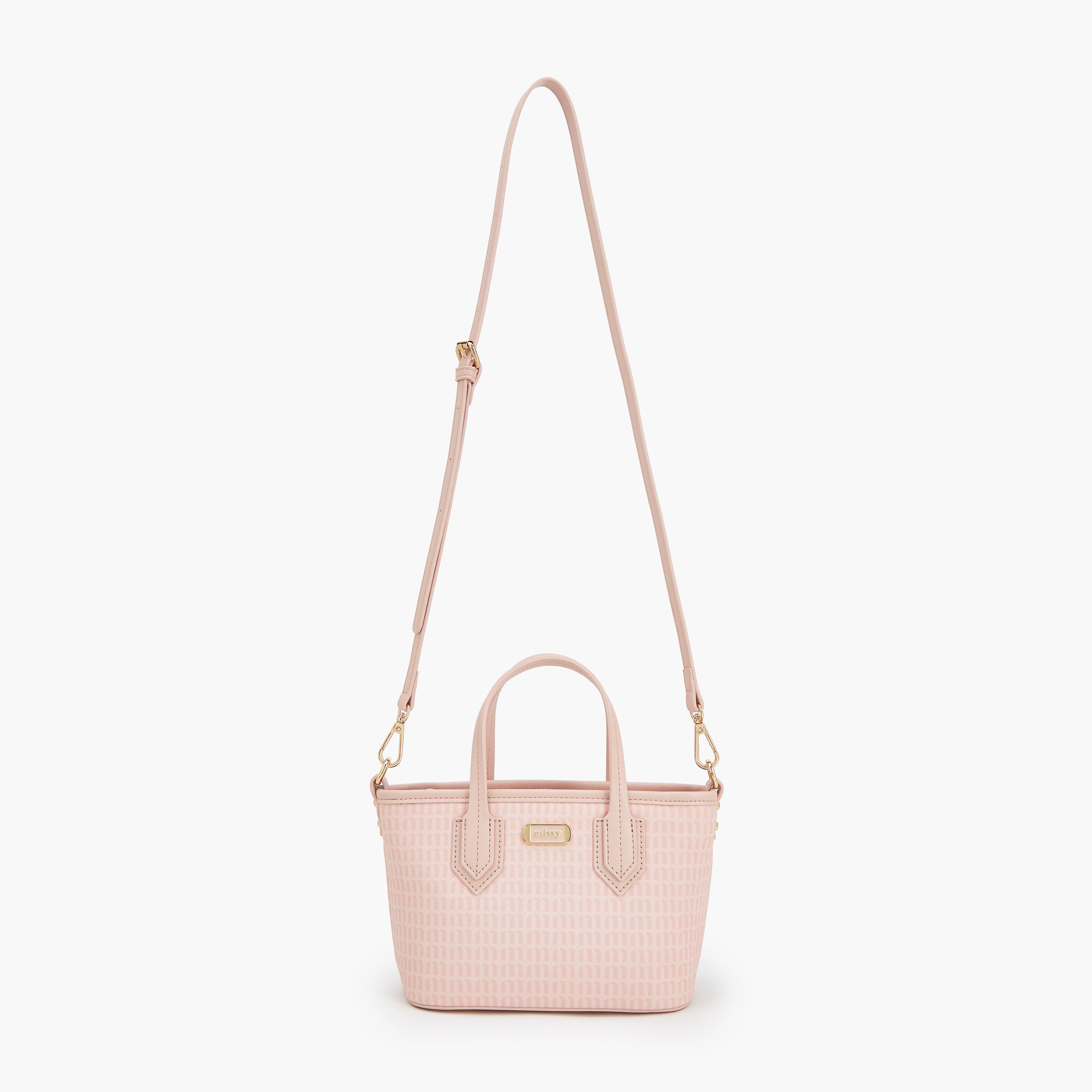 Missy Monogram Print Tote Bag with Detachable Strap-women-bagsandwallets-handbags-image-3