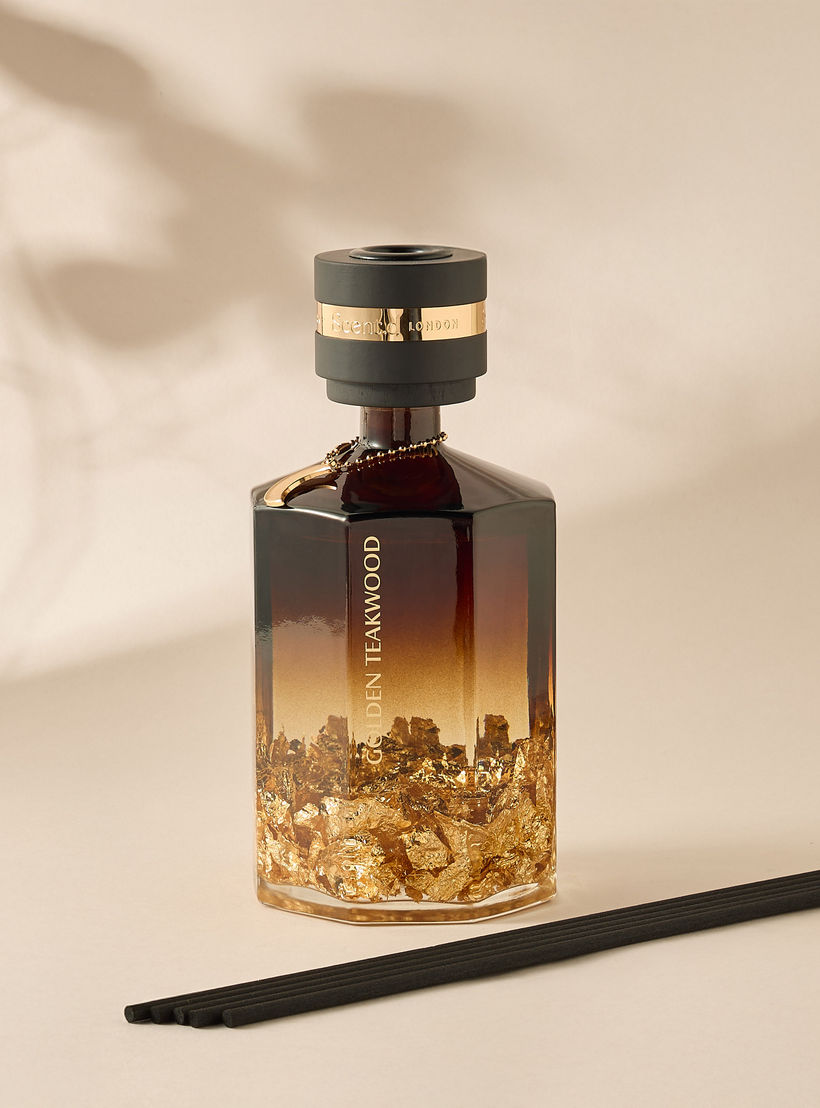 Aurum Reed Diffuser 900ML Golden Teakwood- Brown-household-homefragrance-reeddiffusers-image-2