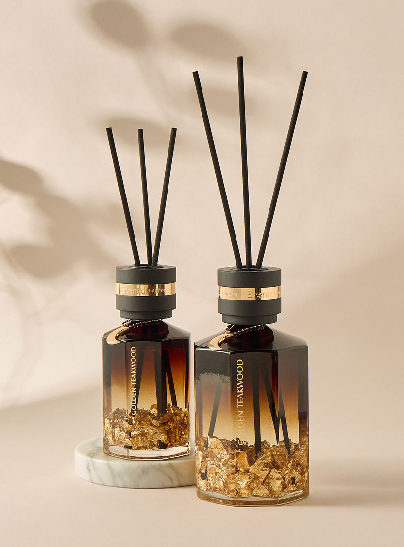 Aurum Reed Diffuser 900ML Golden Teakwood- Brown-household-homefragrance-reeddiffusers-image-6