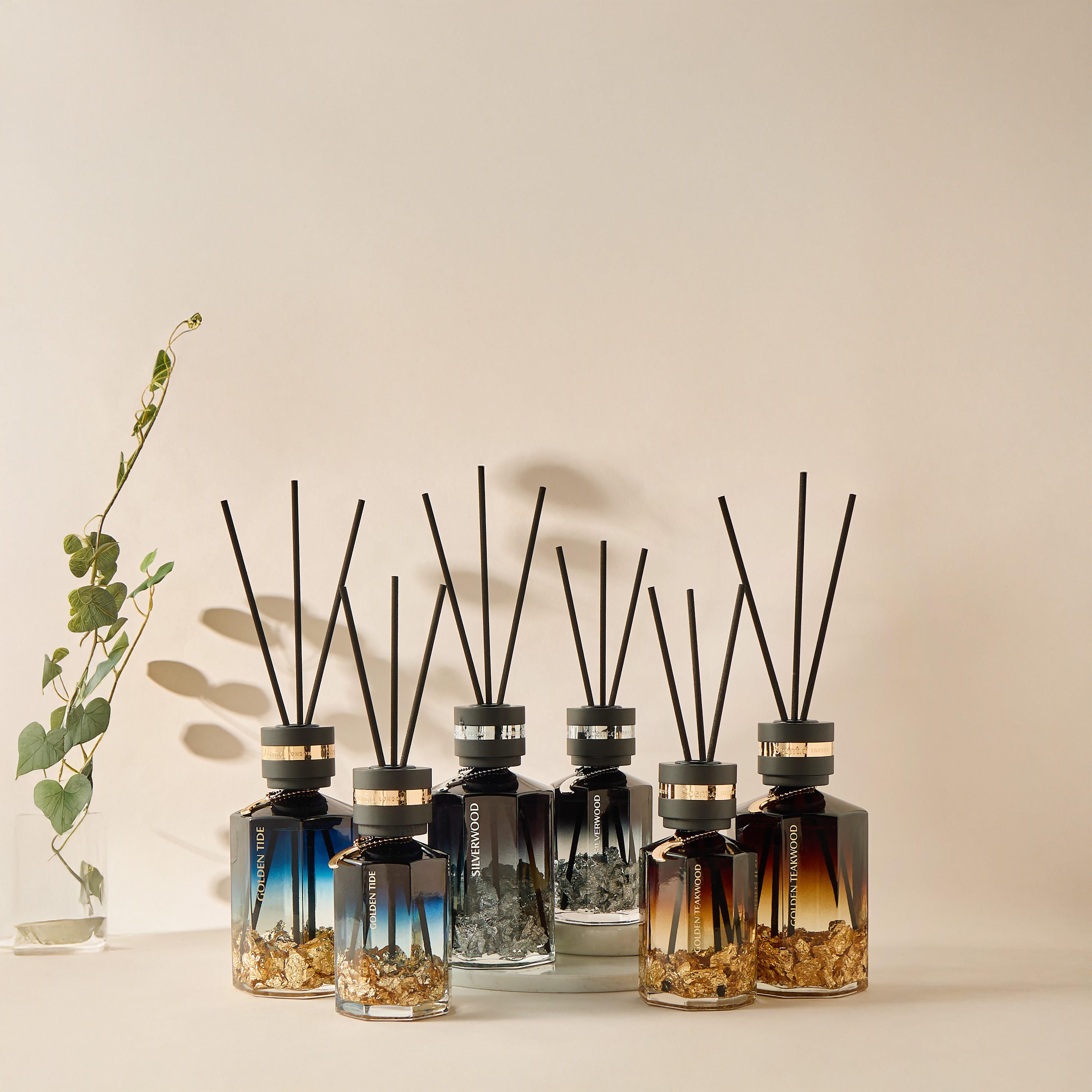 Aurum Reed Diffuser 900ML Golden Teakwood- Brown-household-homefragrance-reeddiffusers-image-7