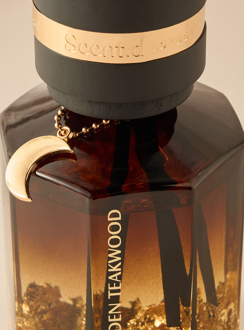 Aurum Reed Diffuser 450ML Golden Teakwood- Brown-household-homefragrance-reeddiffusers-image-4