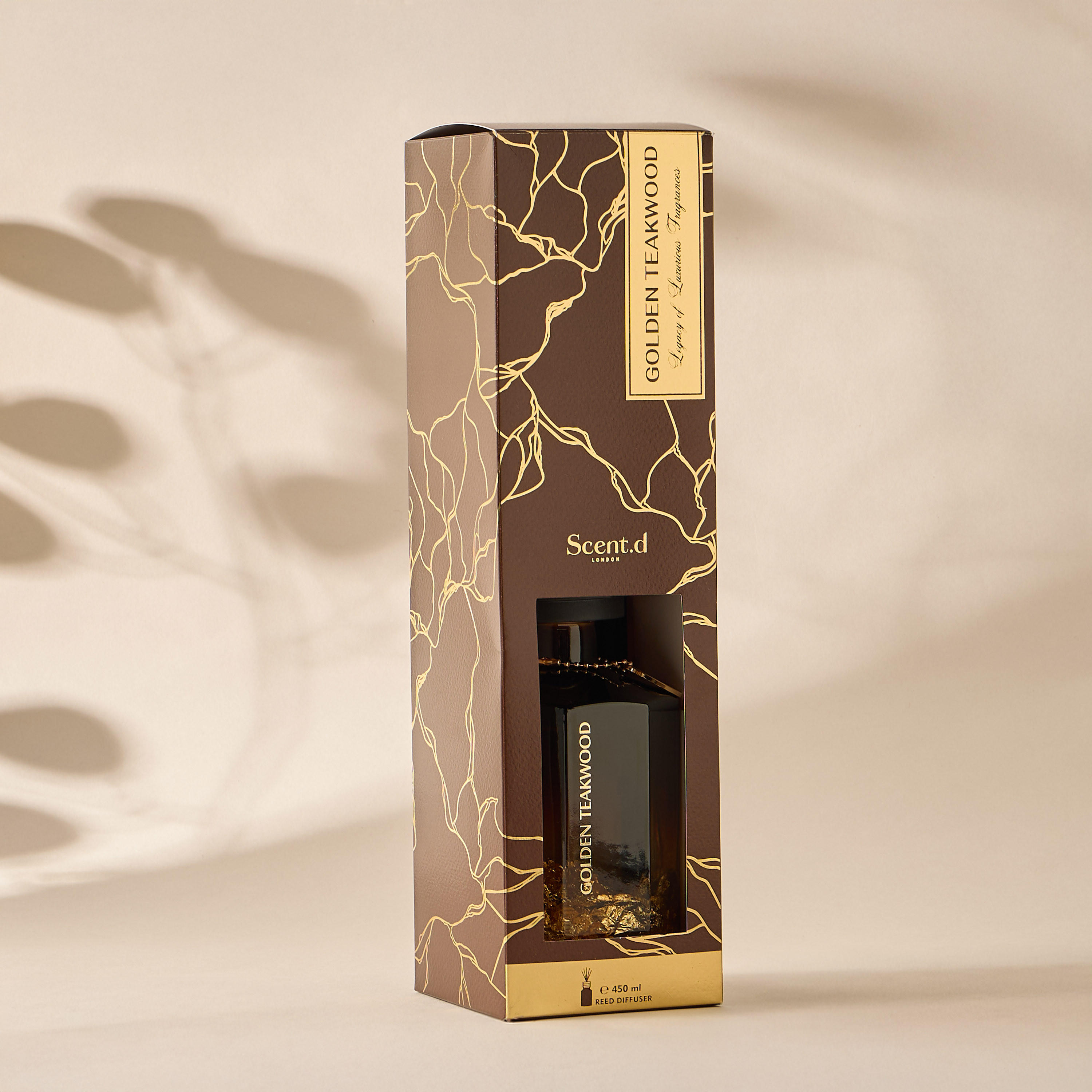 Aurum Reed Diffuser 450ML Golden Teakwood- Brown-household-homefragrance-reeddiffusers-image-8